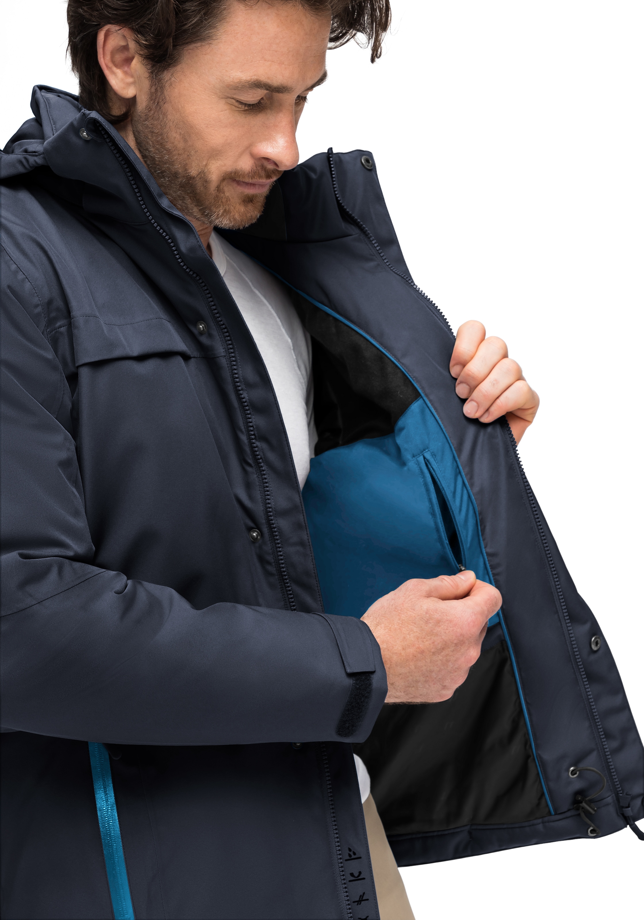 Maier Sports Funktionsjacke »Peyor M«, Herren Jacke, warm wattierte Winterjacke, wind/wasserdicht, Regular Fit