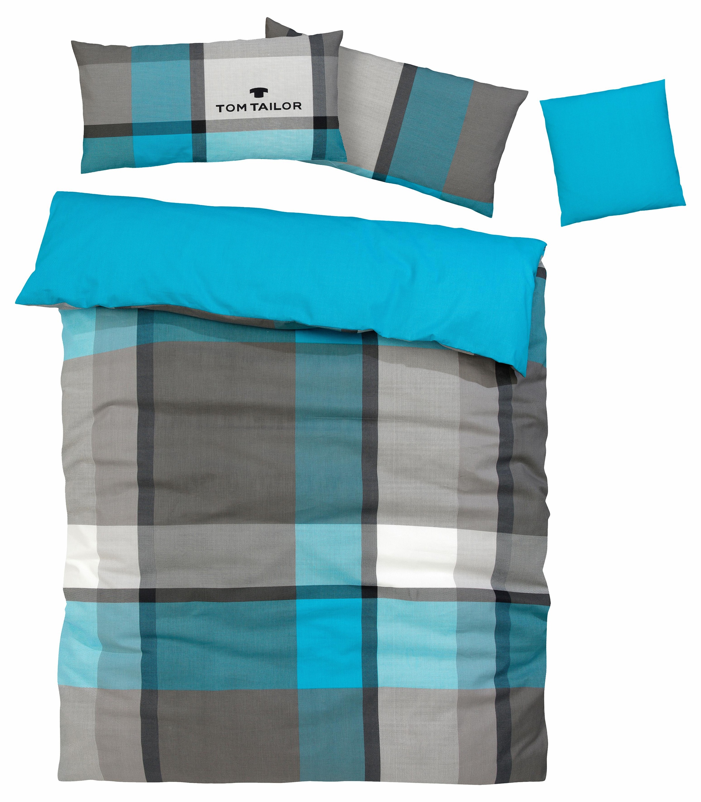 TOM TAILOR HOME Bettwäsche »Lenny in Gr. 135x200 oder 155x220 cm«, mit GRAT günstig online kaufen