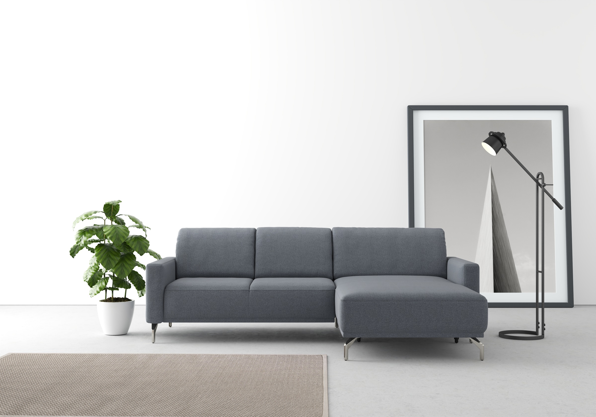 sit&more Ecksofa »Bailando L-Form« wahlweise mit Kopfteilverstellung und Vo günstig online kaufen