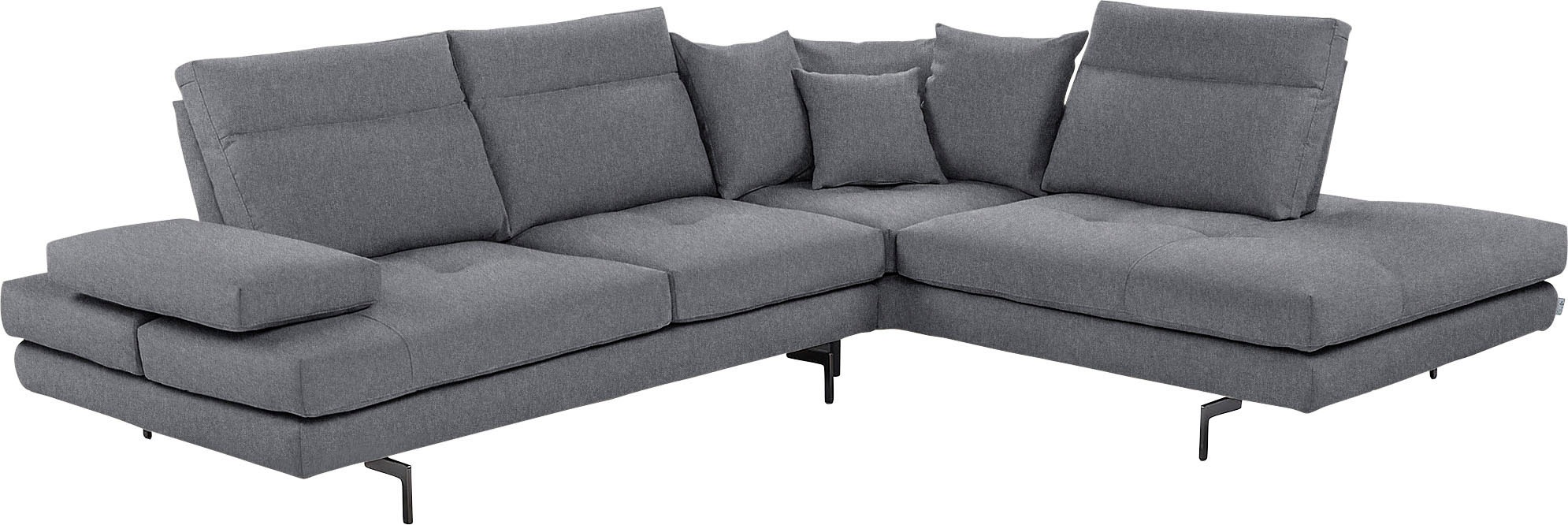 CALIA ITALIA Ecksofa »Toby Wing, Komfortsofa mit Sitzkomfort der Extraklass günstig online kaufen