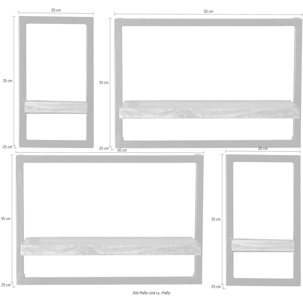 SIT Wandregal »Panama«, (Set, 4 St.)