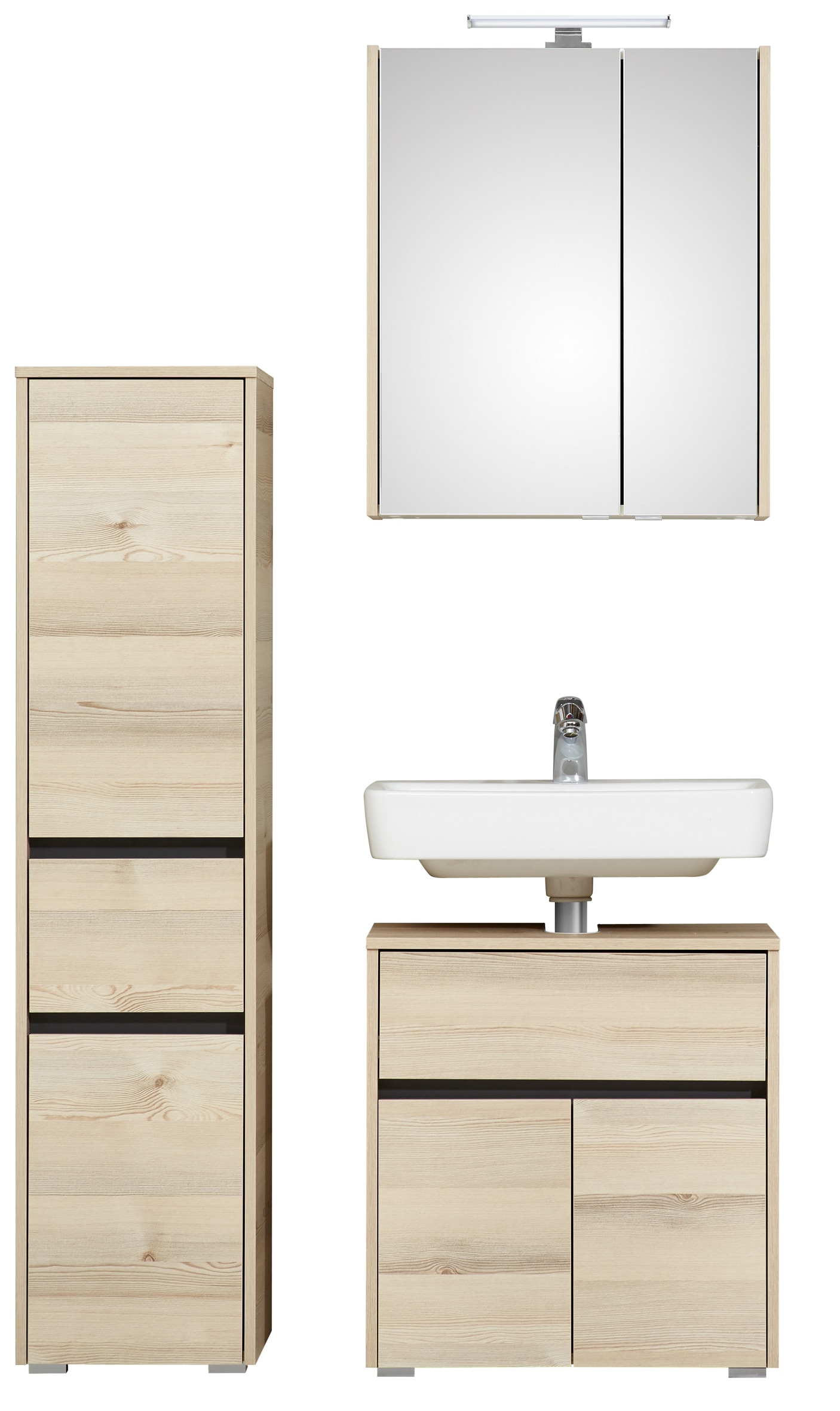 Saphir Badmöbel-Set »Quickset 393« Komplett-Set, 3 Stk. tlg. günstig online kaufen