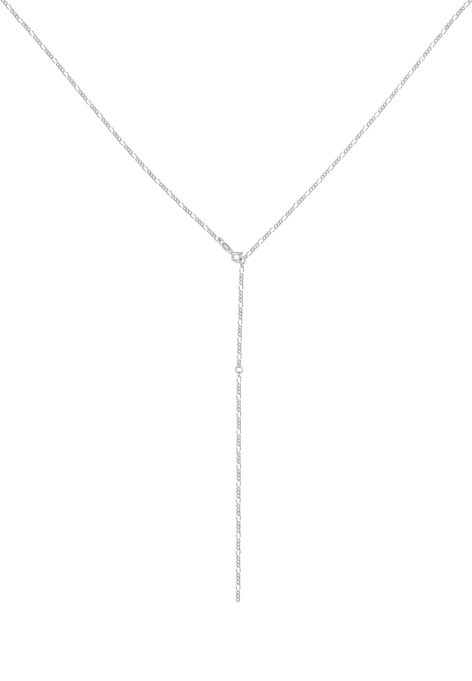 Elli Collierkettchen »Y-Kette Figaro Basic Trend Verstellbar 925 Silber«