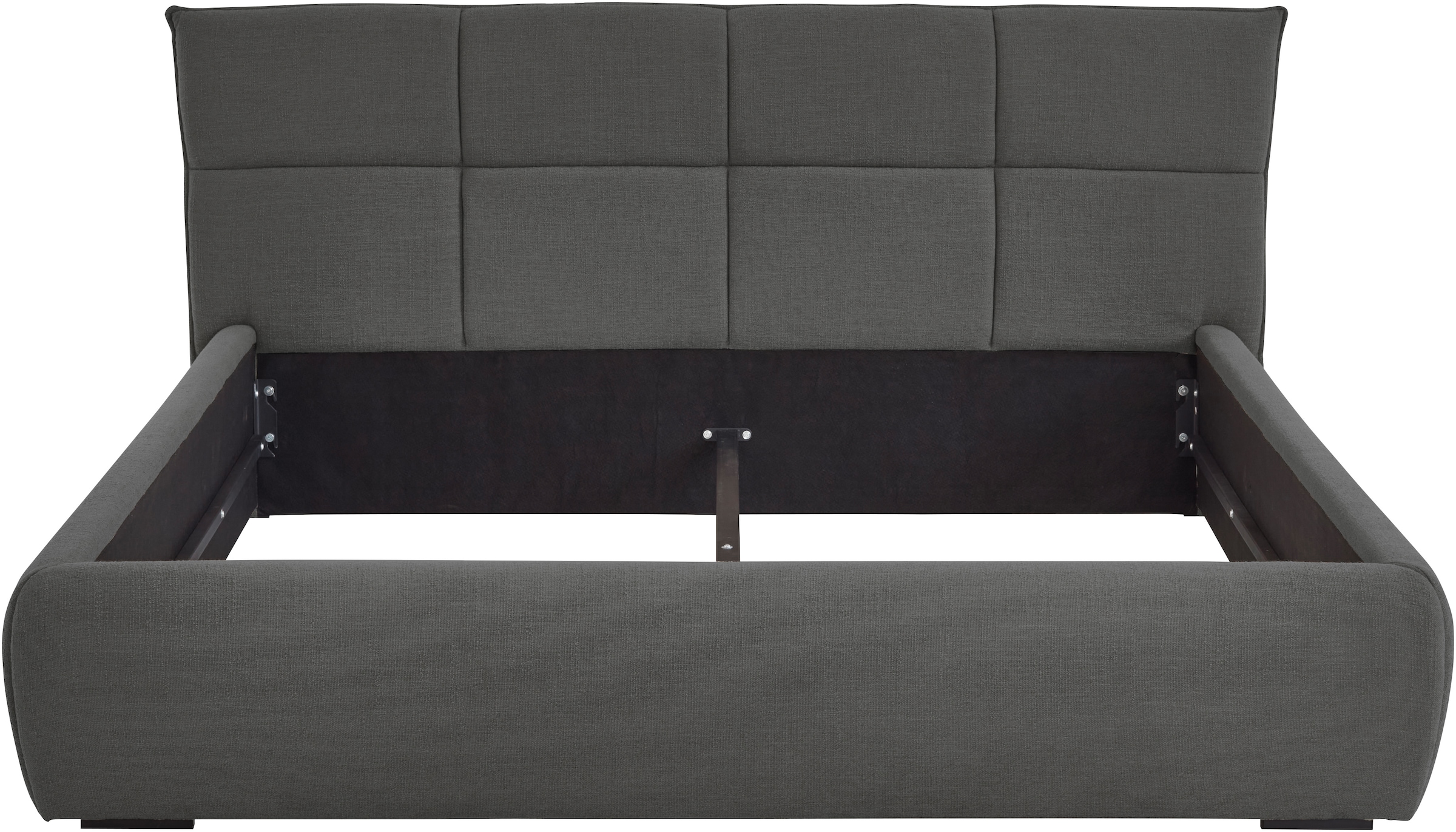 ATLANTIC home collection Polsterbett »Narin in verschiedenen Größen« Polsterbett, Bezug mit Bouclé Charakter