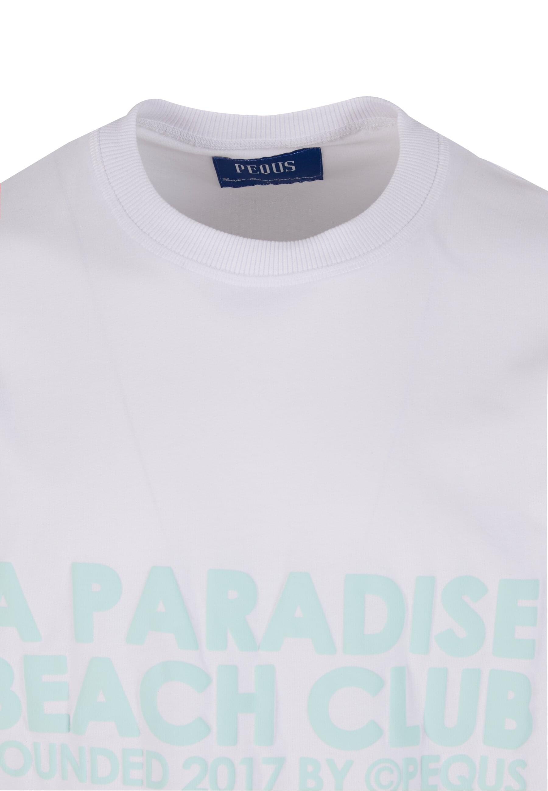PEQUS Langarmshirt »PEQUS PEQUS A Paradise Beach Club Front Logo T-Shirt« 1 Stk. tlg.