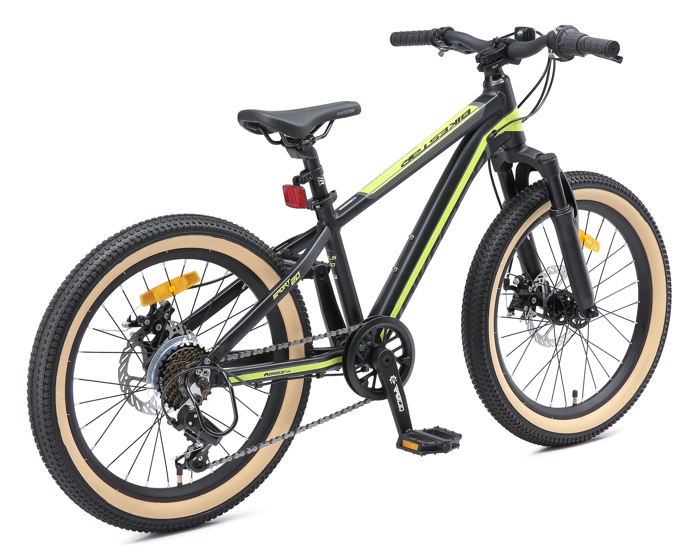 Bikestar Jugendfahrrad 7 Gang Shimano RD-TY21 Schaltwerk Kettenschaltung