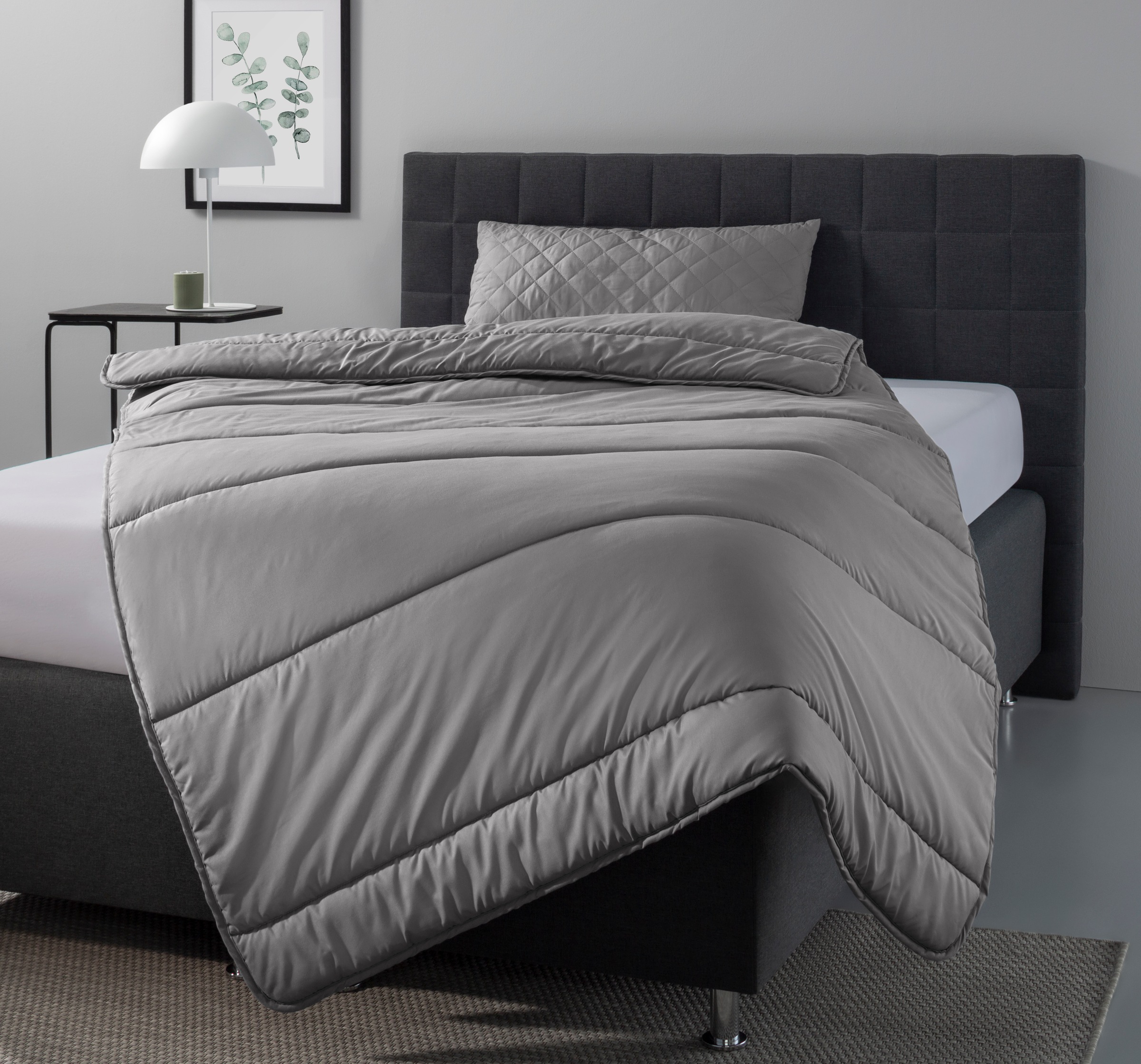 OTTO home Microfaserbettdecke + Microfaserkissen »Clarra Spar Set, Decke + günstig online kaufen