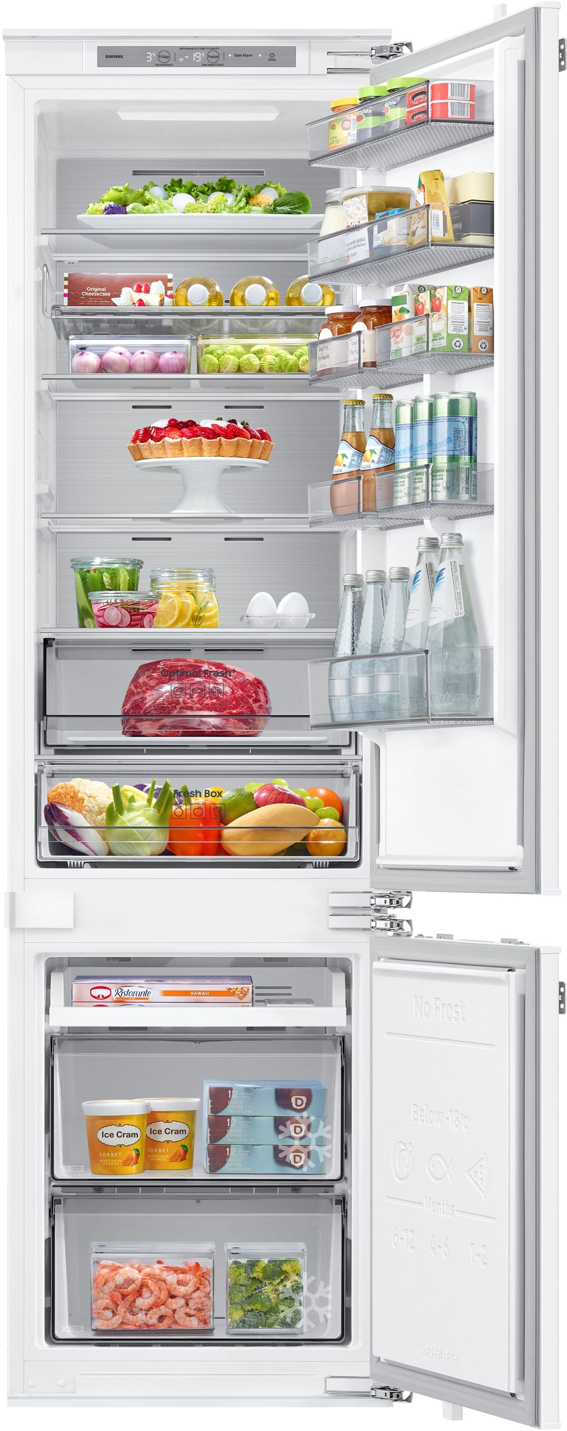 Samsung Einbaukühlgefrierkombination BRB8OF »BRB80F30ADFO«, All‑Around Cool günstig online kaufen