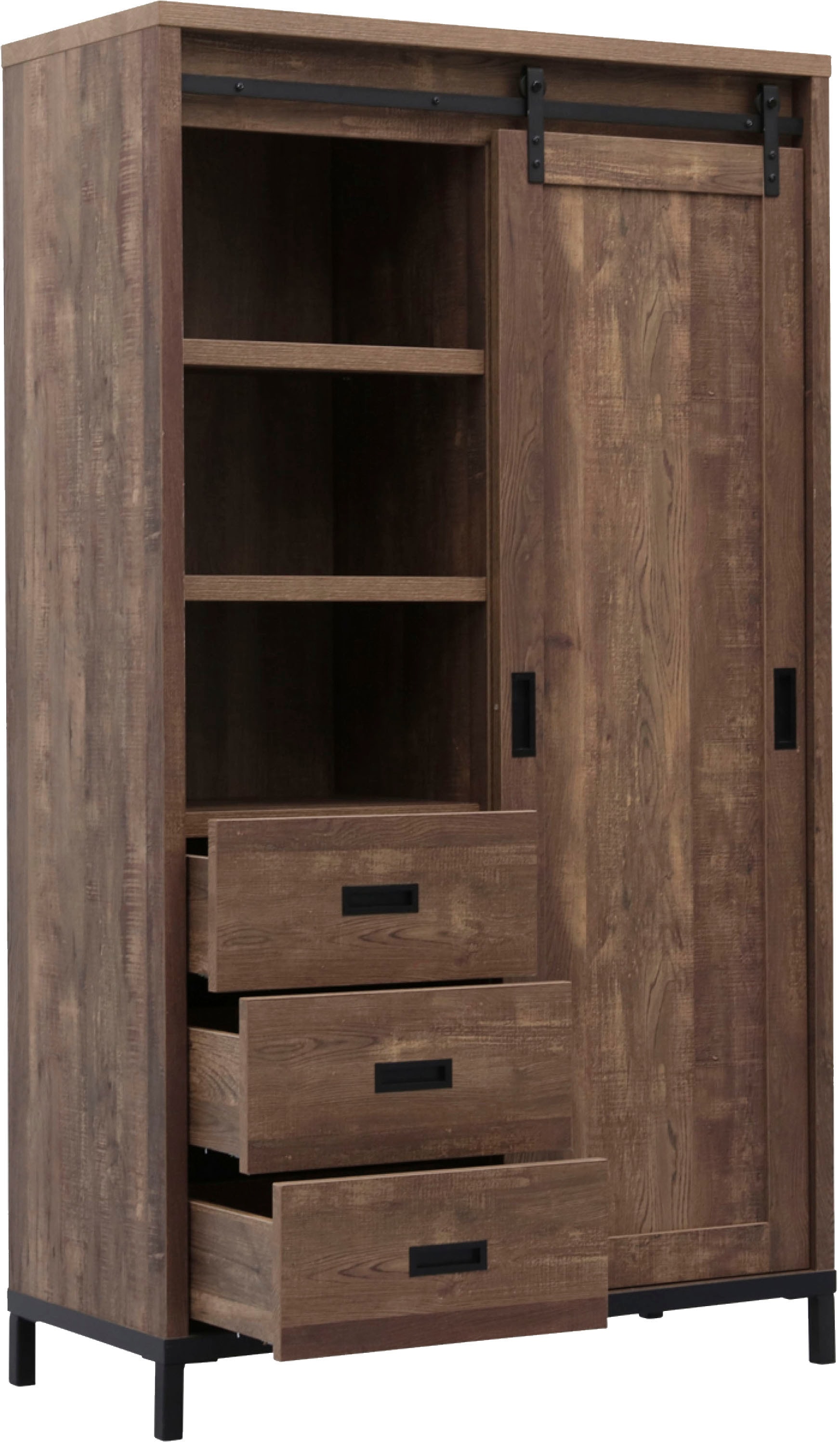 OMG Design Mehrzweckschrank »Stanley Wohnzimmerschrank«, mit Schiebetür, Höhe 170 cm