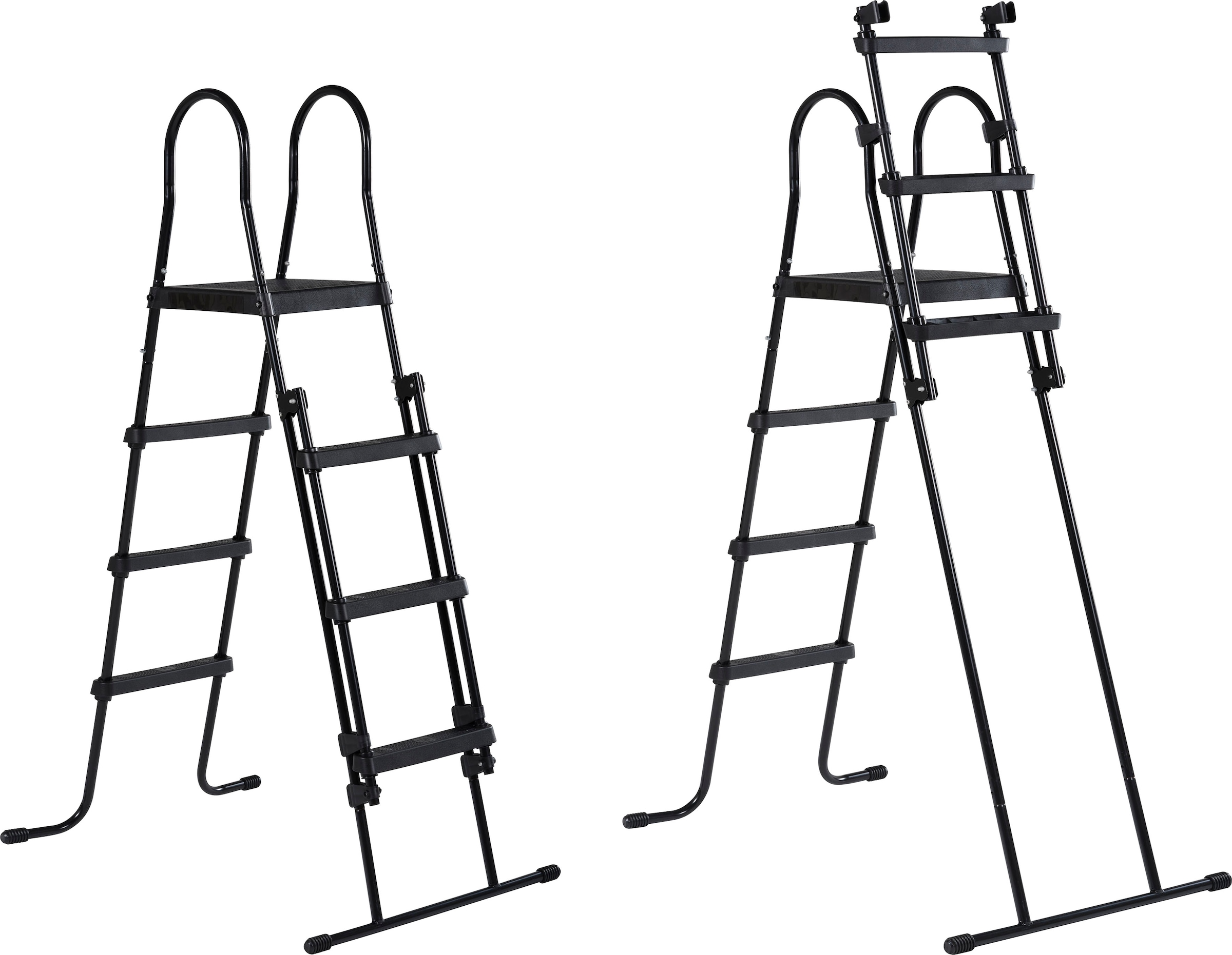 EXIT Framepool »inkl. Sicherheitsleiter«, (Set, 4 tlg.), ØxH: 488x122 cm, mit Kartuschenfilteranlage und Filterkartusche