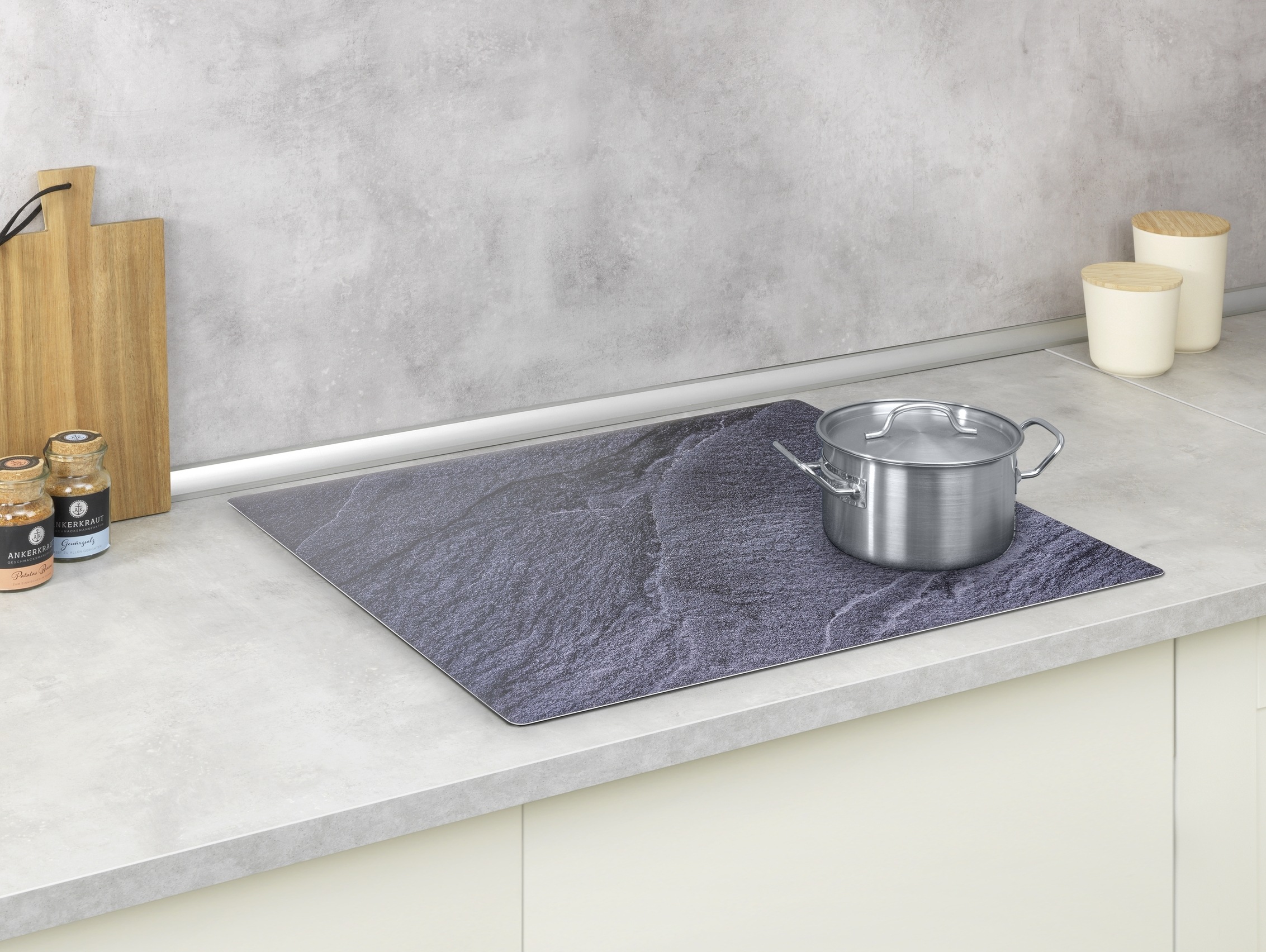 WENKO Herd-Abdeckplatte »Modell Schiefer« Schutzmatte, Abdeckmatte für Koch günstig online kaufen