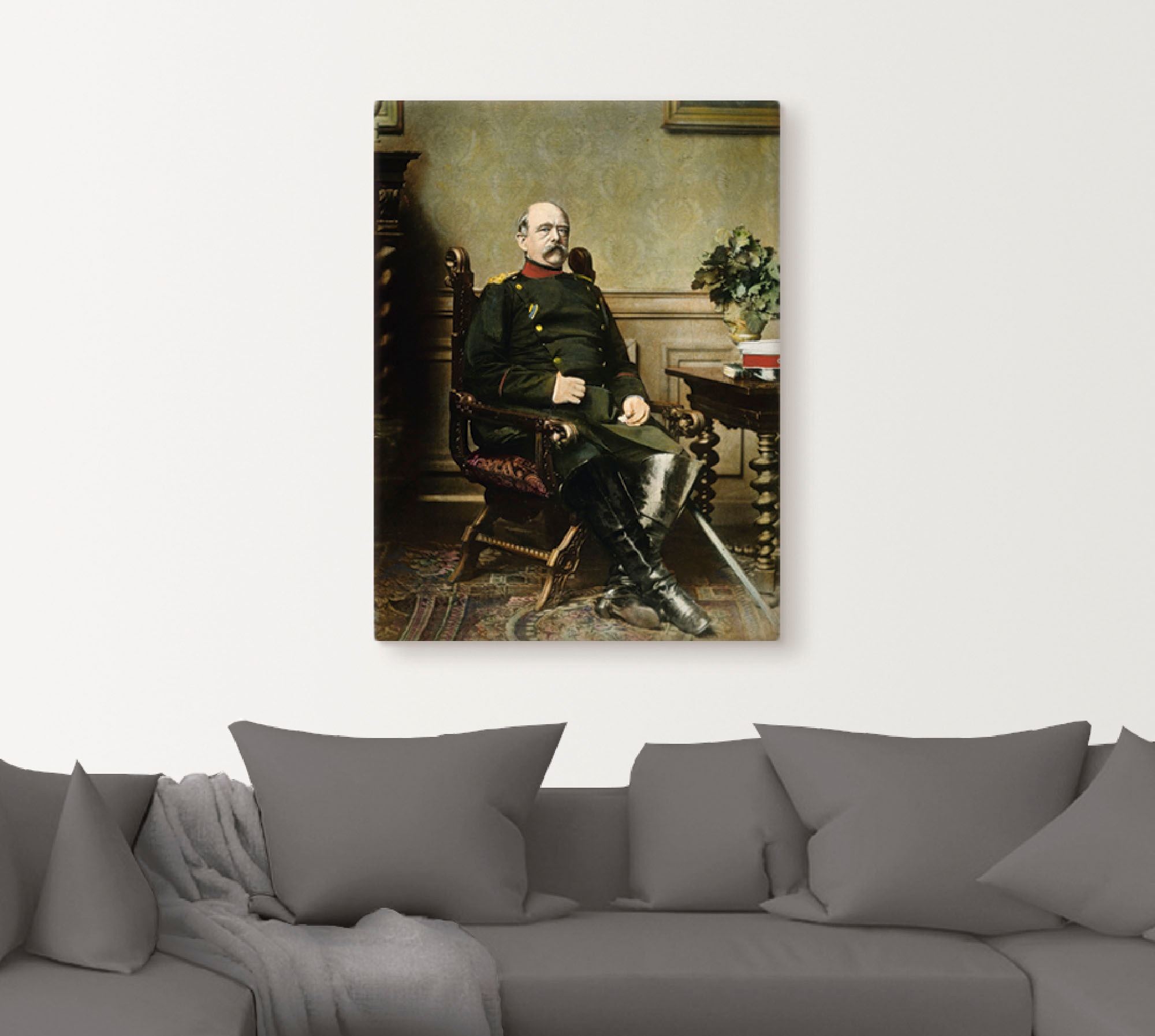 Artland Leinwandbild »Otto von Bismarck« Menschen 1 Stk. tlg. auf Holzrahme günstig online kaufen