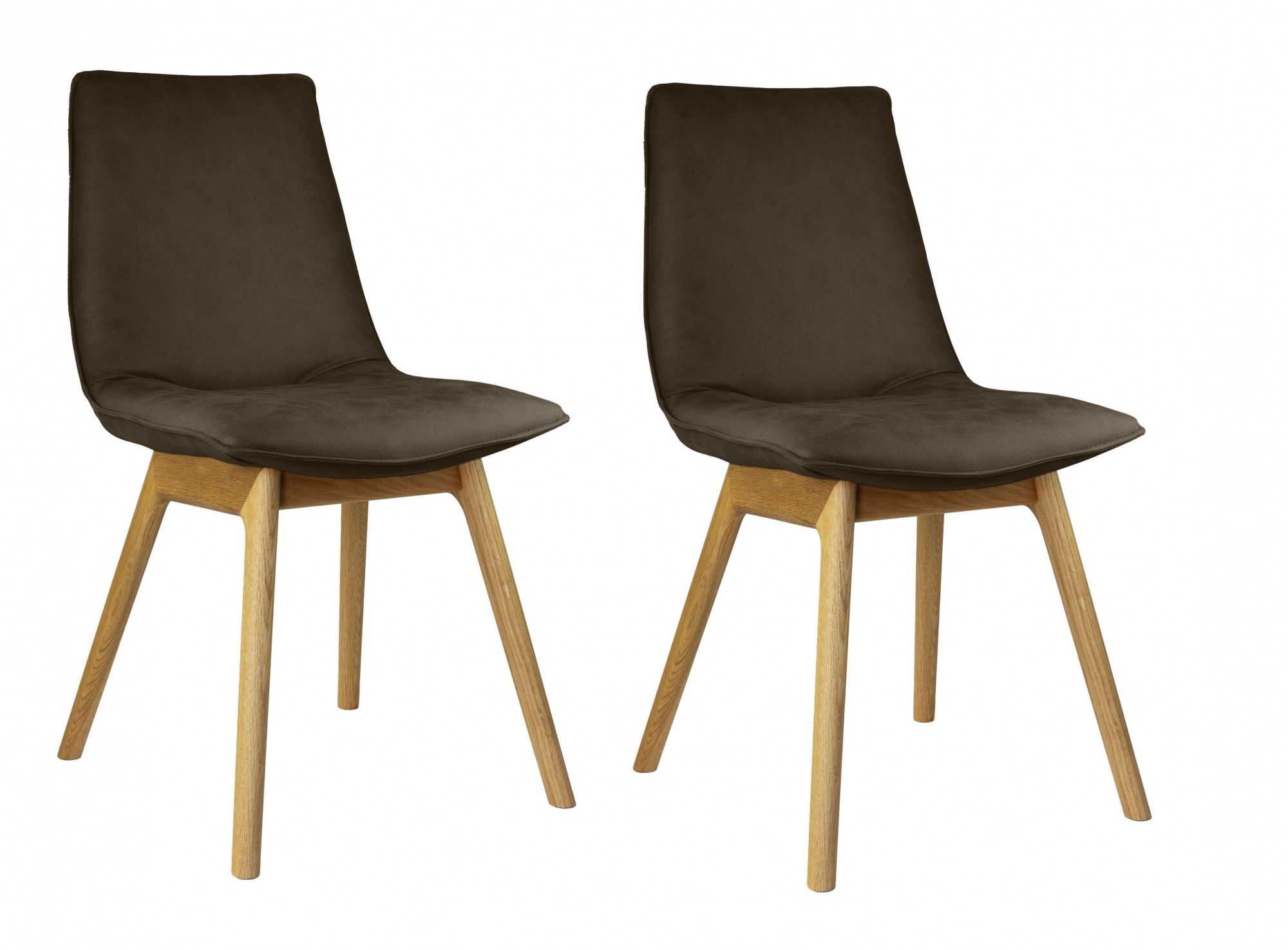 andas Esszimmerstuhl »Ramon«, (Set), 2 St., Microfaser, mit Massivholzbeine günstig online kaufen