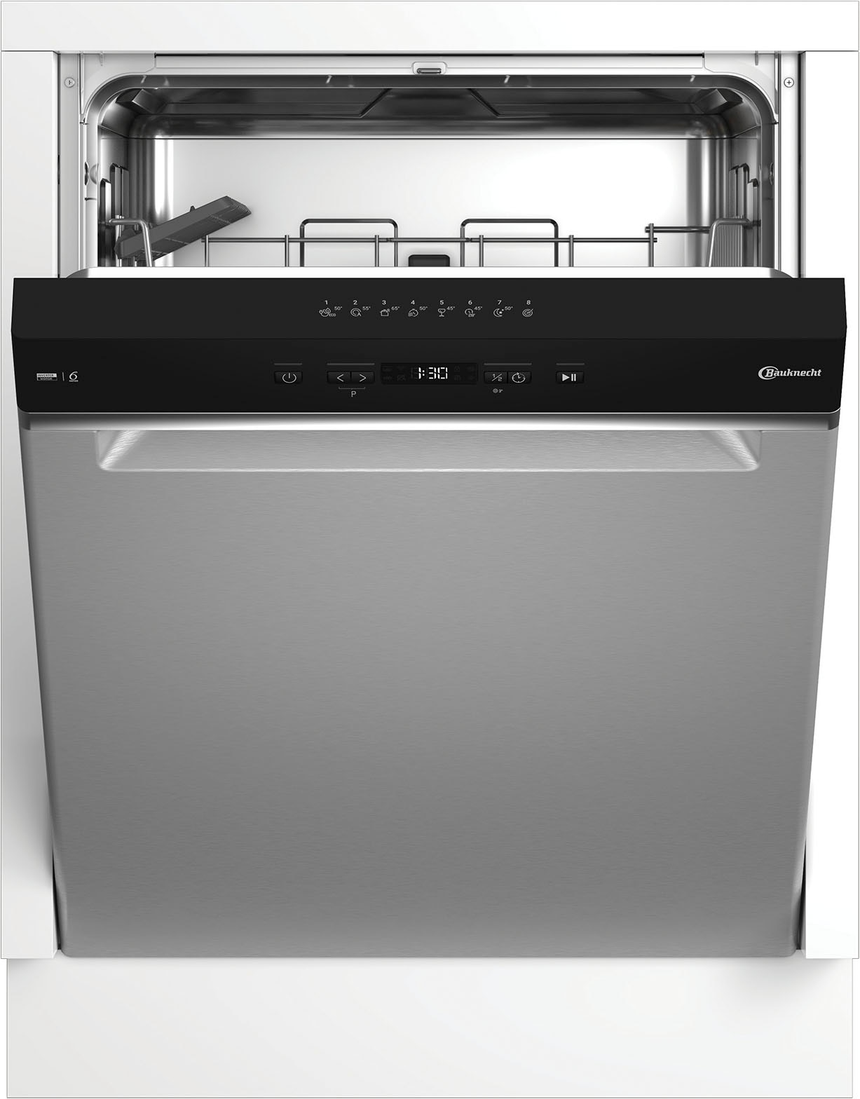BAUKNECHT Unterbaugeschirrspüler »OBUC Ecostar2 5320« 8,9 l 14 tlg. Maßgedecke ActiveDry – automatische Türöffnung für bessere Trocknungsergebnisse
