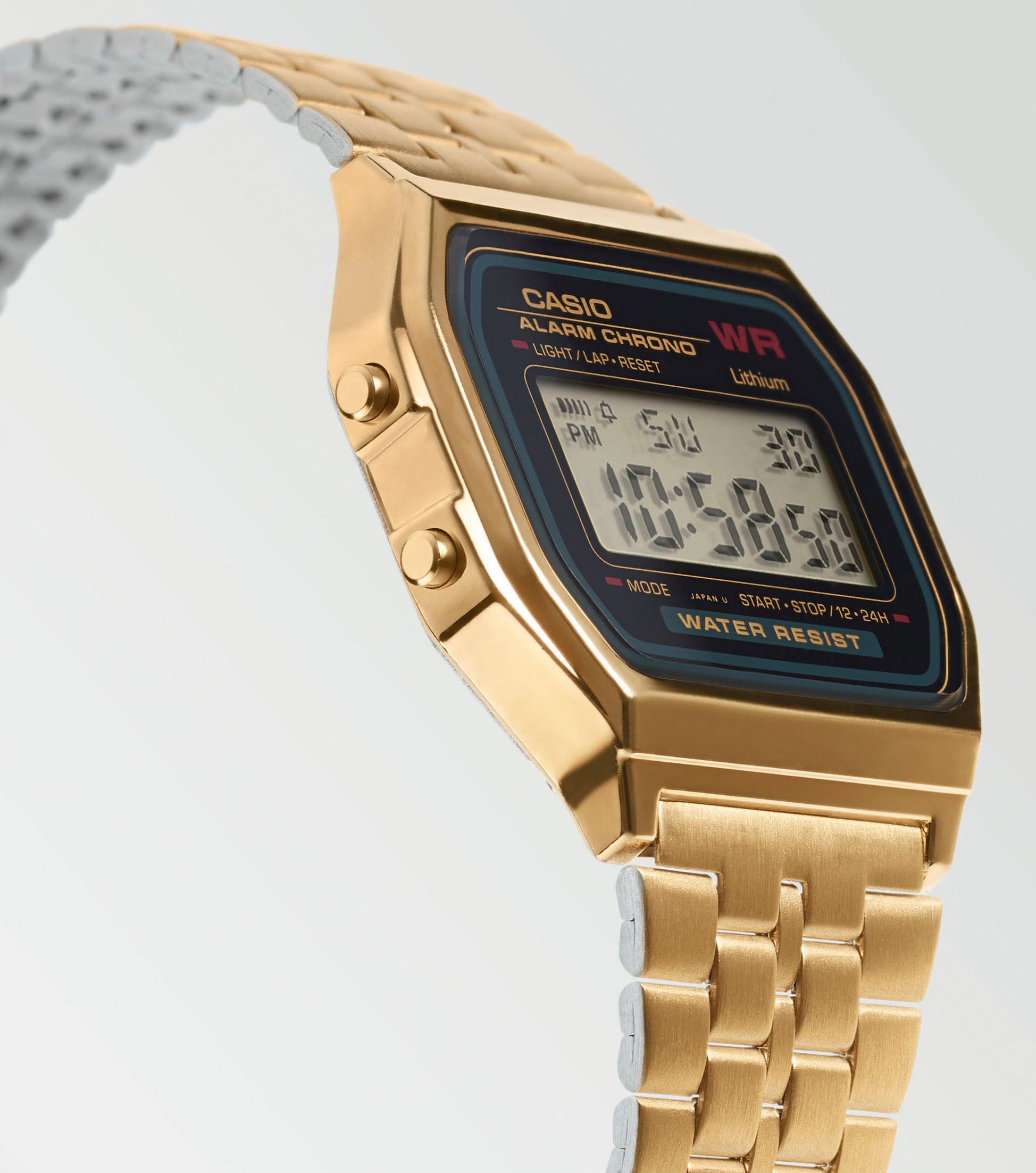 CASIO VINTAGE Chronograph »A159WGEA-1EF«, Quarzuhr, Armbanduhr, Damen, Herren, digital, retro, Stoppfunktion