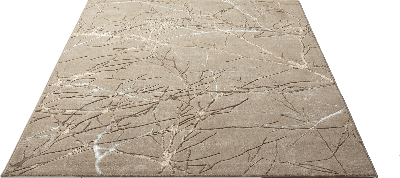 the carpet Teppich »Mila«, rechteckig, 8 mm Höhe, moderner Wohnzimmer Teppich elegant glänzender Flor