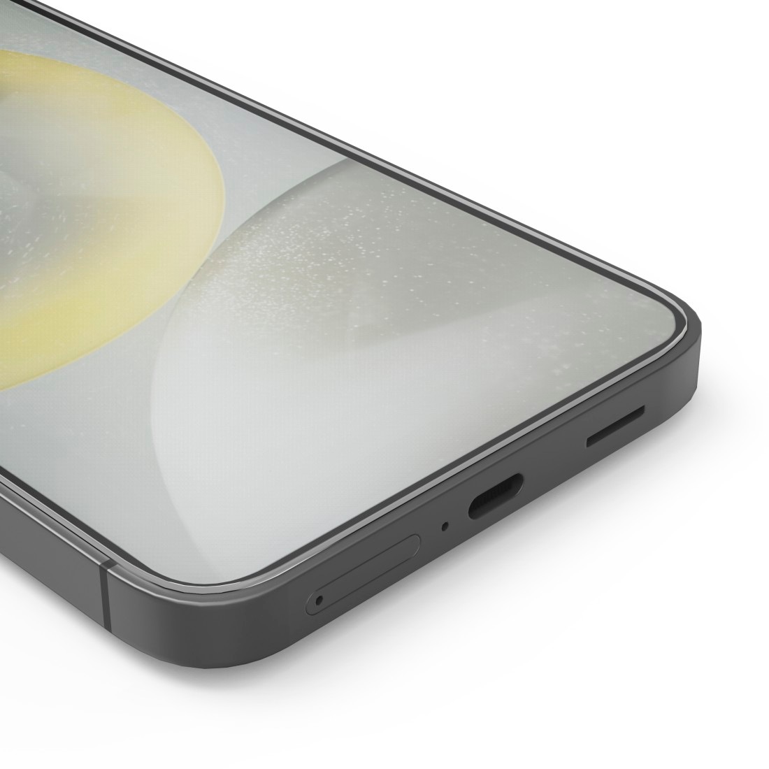 Hama Displayschutzglas »Handy-Schutzglas "Clear Protect" für Samsung Galaxy S25, Montagehilfe«, für Samsung Galaxy S25