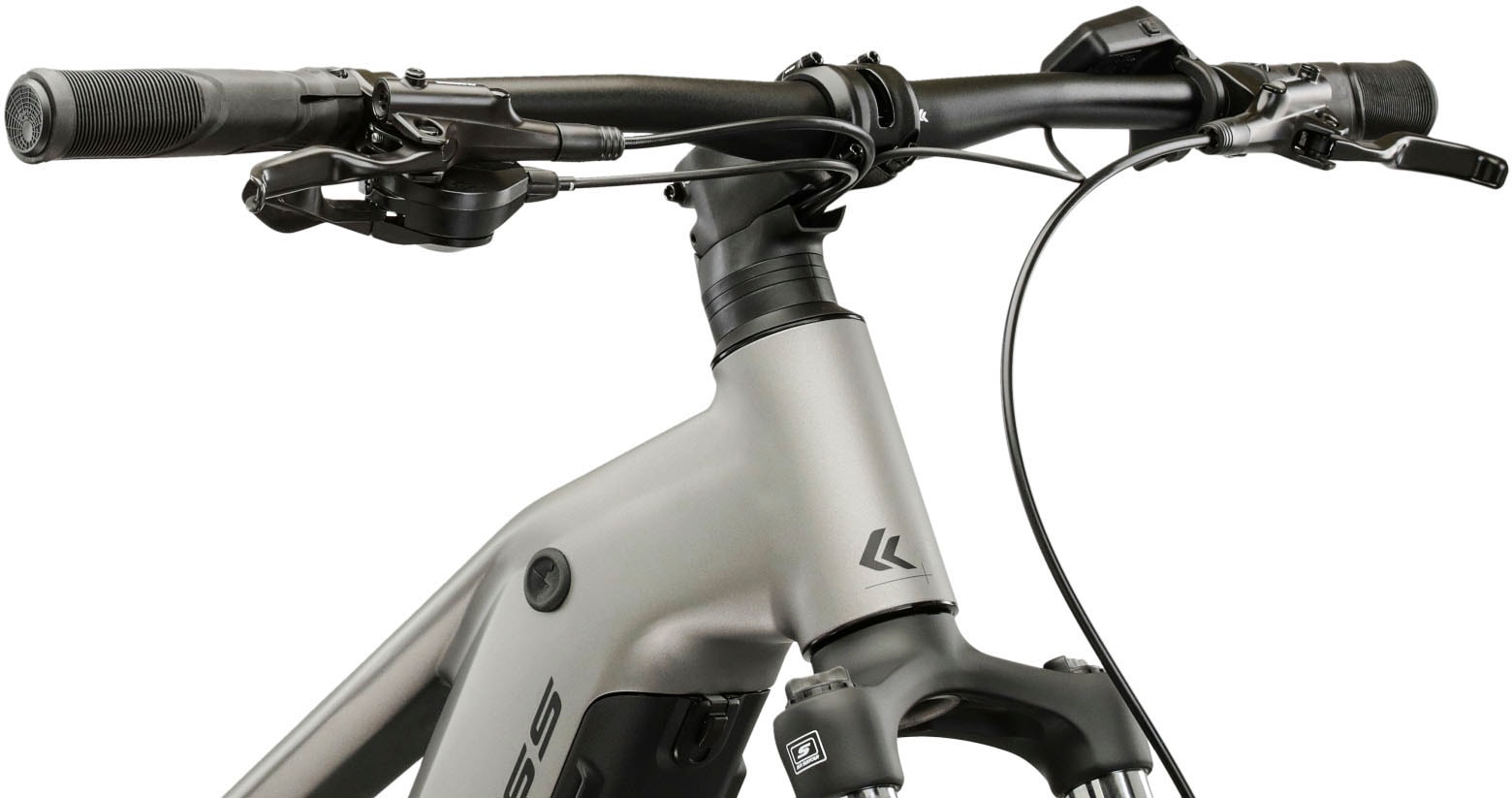 Kross »Influx Hybrid 2.0 16,7Ah / 600 Wh 29 Zoll silber 9 Gänge 2026« 9 Gang Shimano CUES U4000 Schaltwerk Kettenschaltung Mittelmotor 250 W BOSCH PERFORMANCE LINE PX Mittelmotor