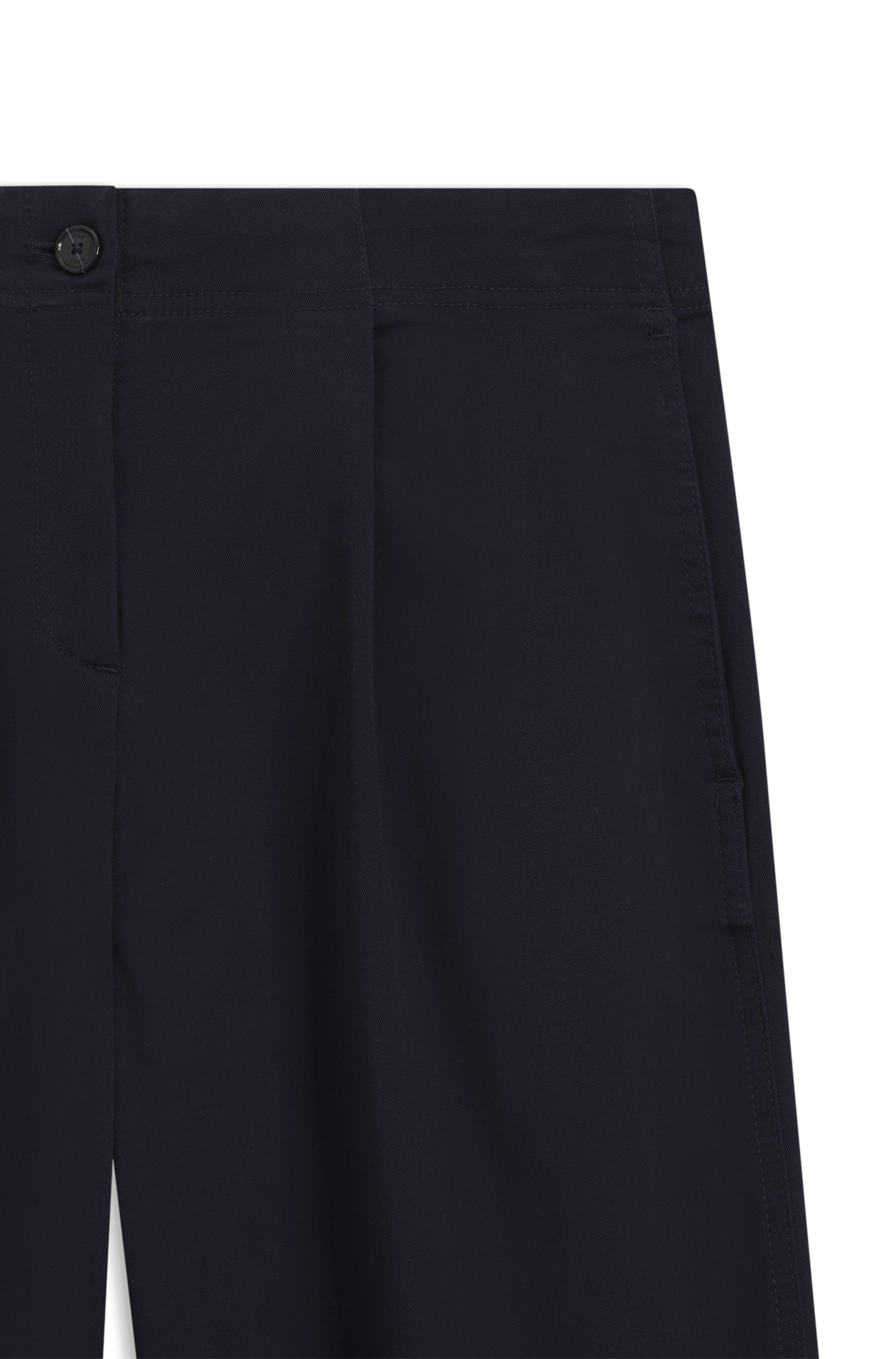 BOSS ORANGE Chinohose »Taquina Premium Damenmode«  in lockerer Passform, Barrel Fit