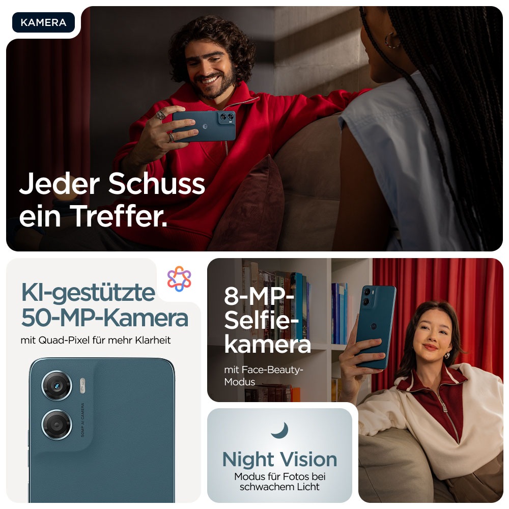 Motorola Smartphone »moto g06 128GB« PANTONE® Tapestry