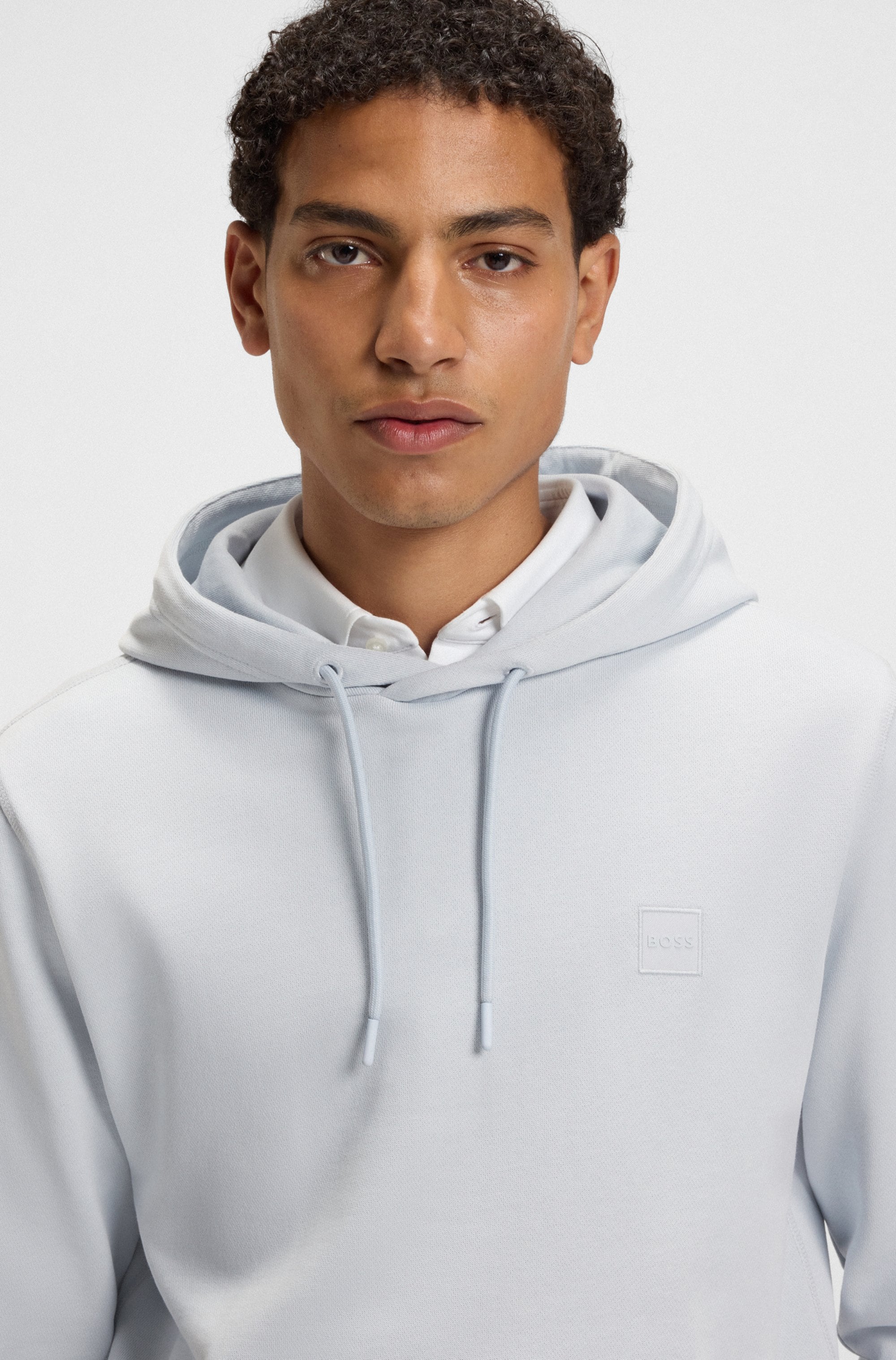 BOSS ORANGE Kapuzensweatshirt »Wetalk«, mit gesticktem BOSS Markenlabel
