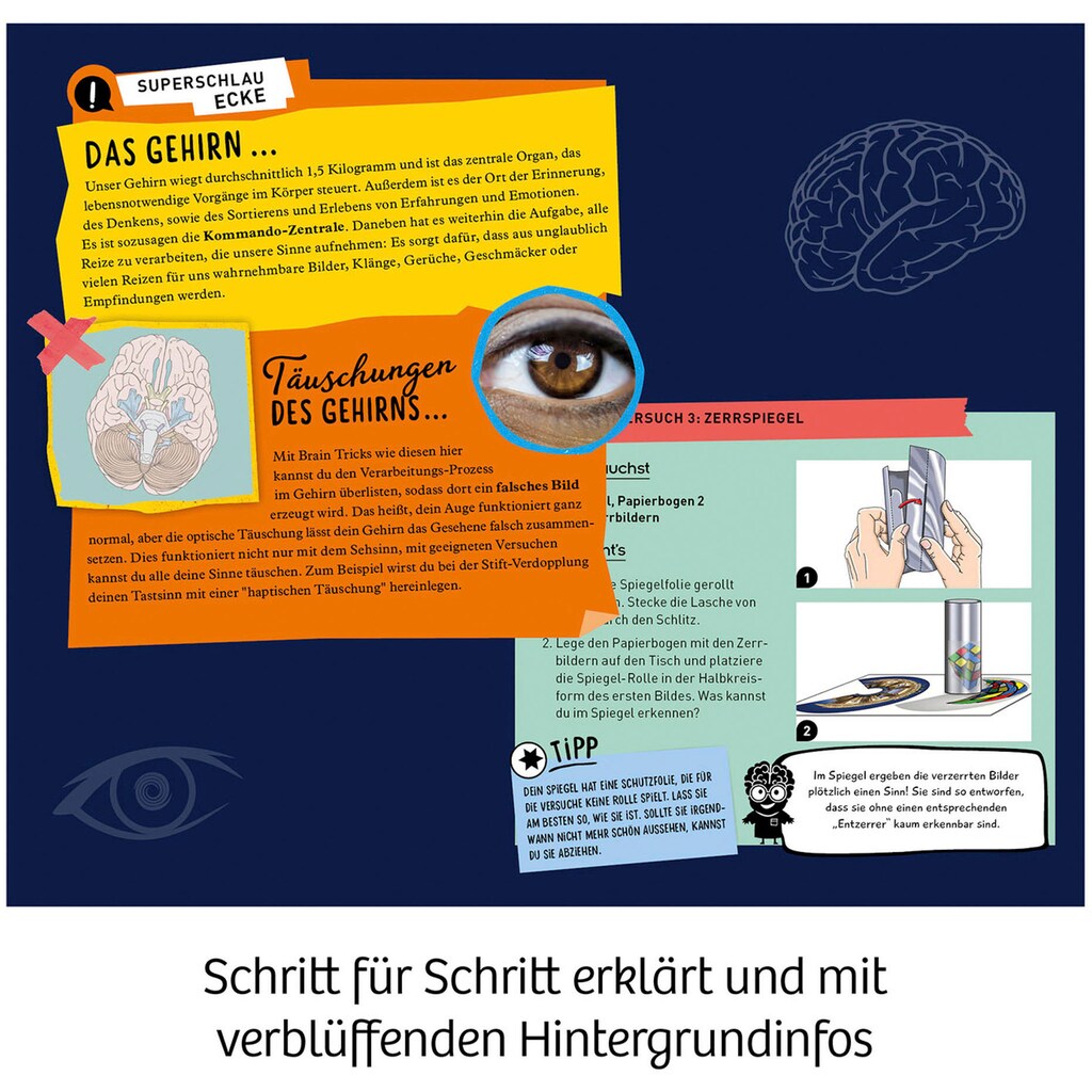 Kosmos Experimentierkasten »Fun Science Brain Tricks«