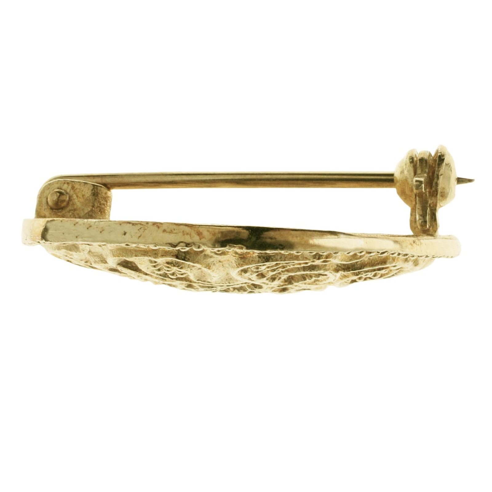 OSTSEE-SCHMUCK Brosche »Ostsee-Schmuck Brosche Hiddensee 26 mm rund«