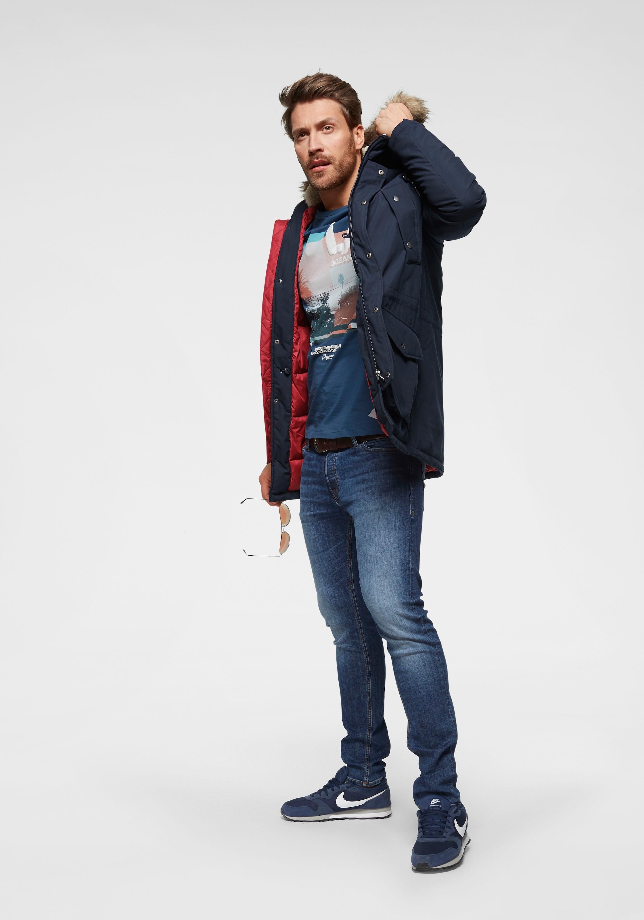 Jack & Jones Slim-fit-Jeans »JJIGLENN JJORIGINAL SQ 913 NOOS«