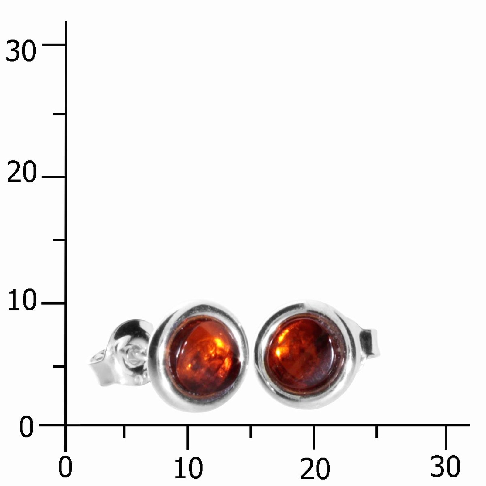 OSTSEE-SCHMUCK Paar Ohrstecker »Ostsee-Schmuck Ohrstecker Classic 5 mm Ohrstecker Classic 5 mm«, (2 tlg.)