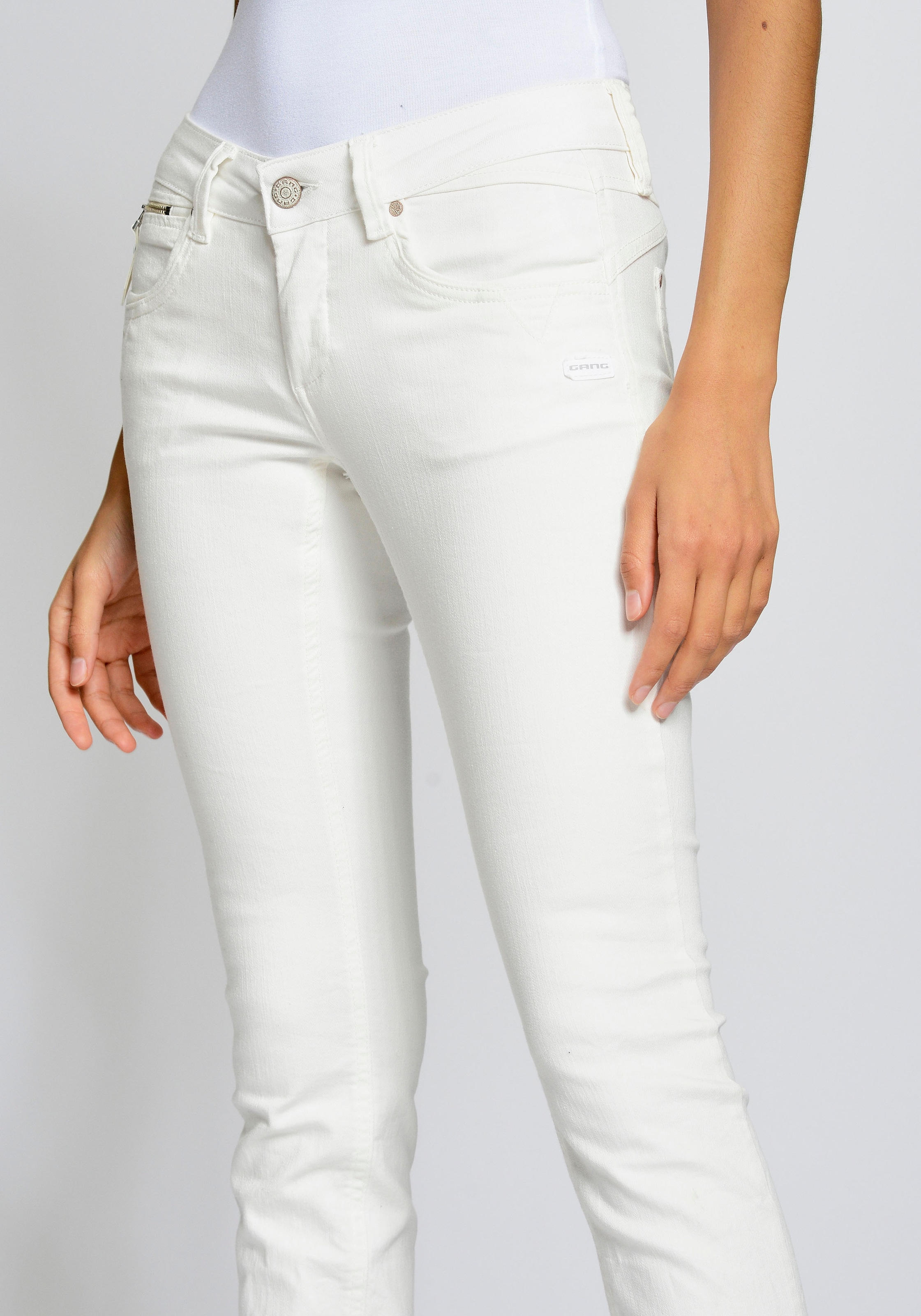 bestellen Skinny-fit-Jeans »94NIKITA«, GANG Zipper mit Coinpocket