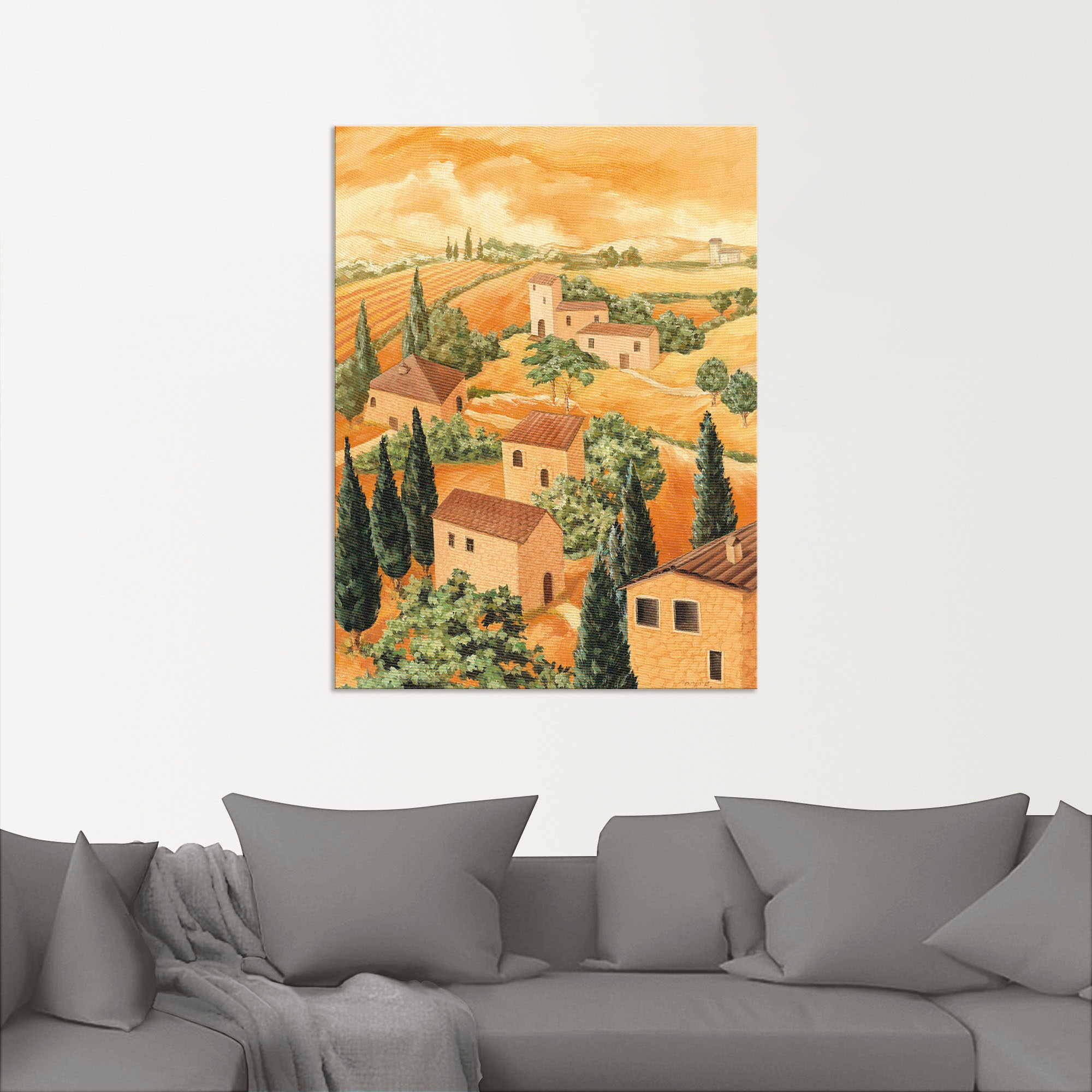 Artland Wandbild »Landschaft Italien«, Europa, (1 St.), als Alubild, Outdoo günstig online kaufen