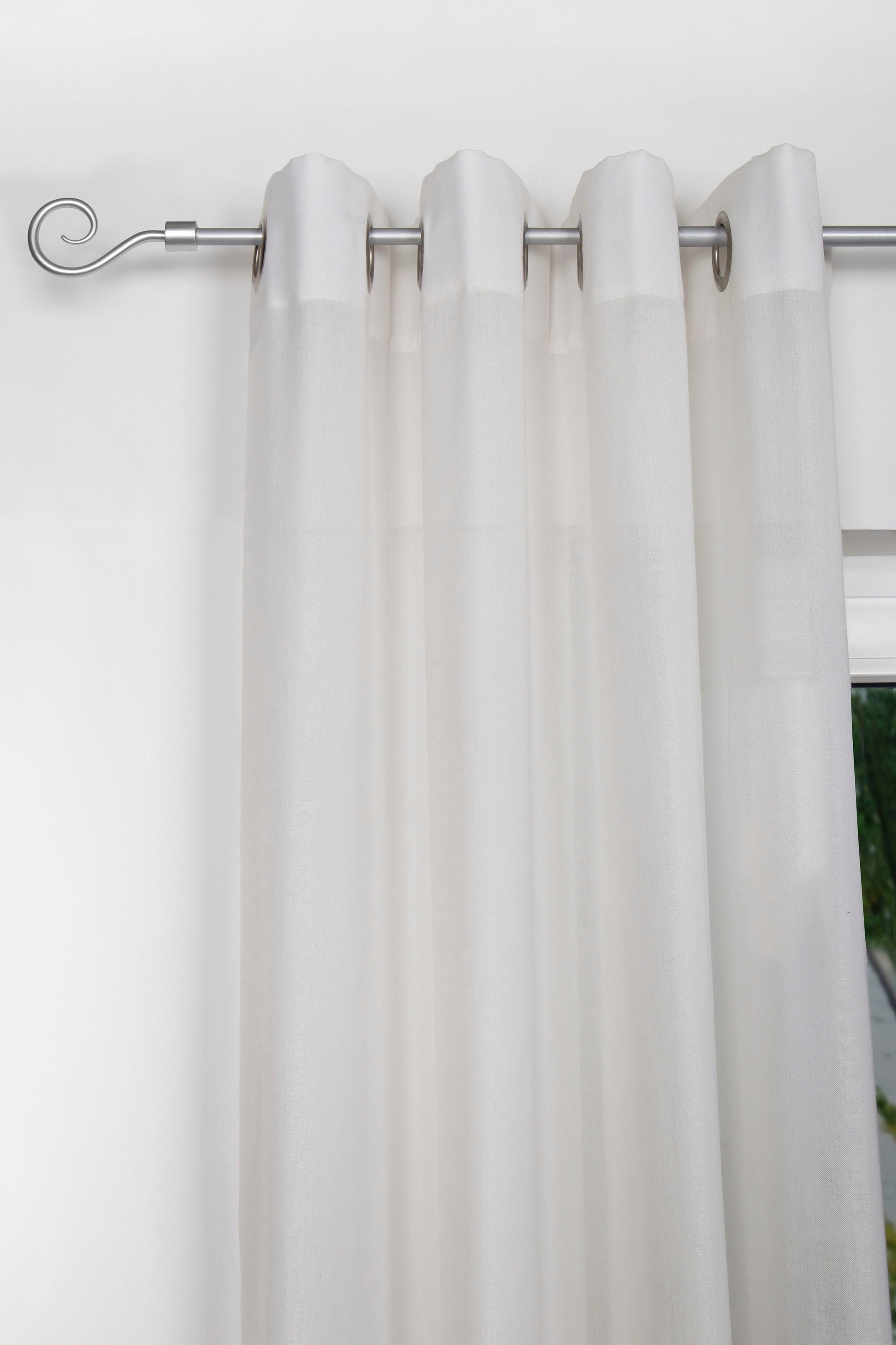 mydeco Gardinenstange »Hook«, 1 läufig-läufig, ausziehbar
