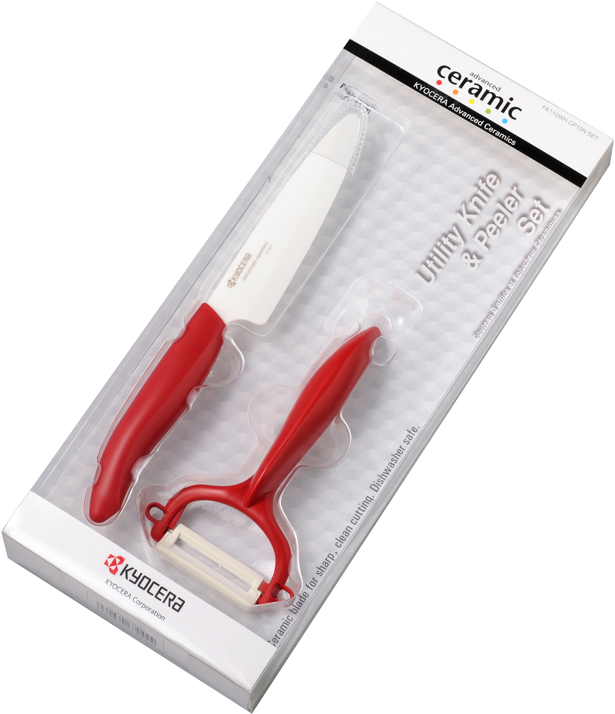 KYOCERA Messer-Set »GEN«, (Set, 2 tlg.), scharfe Hochleistungskeramik-Kling günstig online kaufen