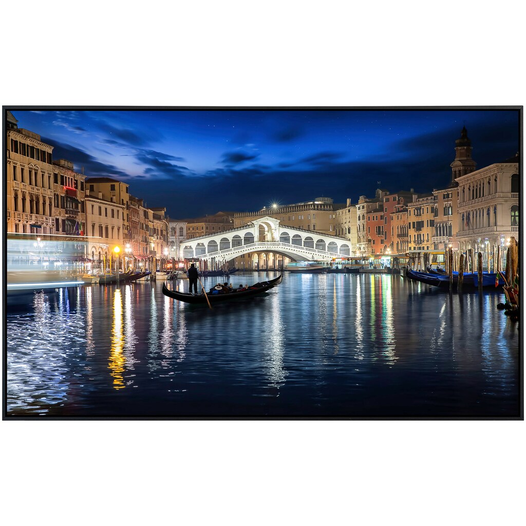 Papermoon Infrarotheizung »Venedig bei Nacht«, sehr angenehme Strahlungswärme