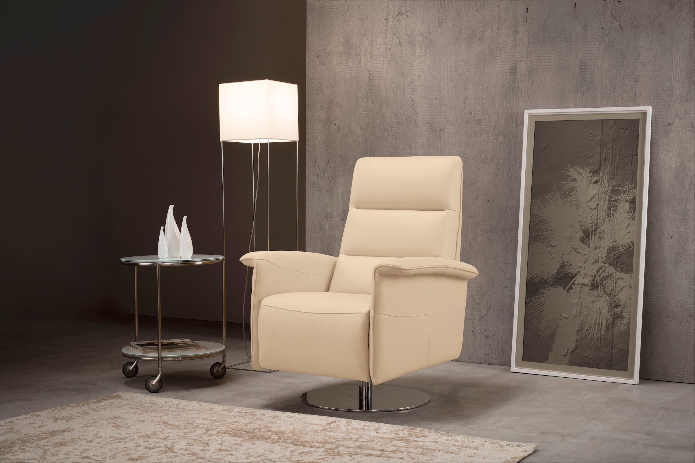 Egoitaliano Sessel »Kelly Designsessel«, drehbar, manuelle Relaxfunktion mi günstig online kaufen
