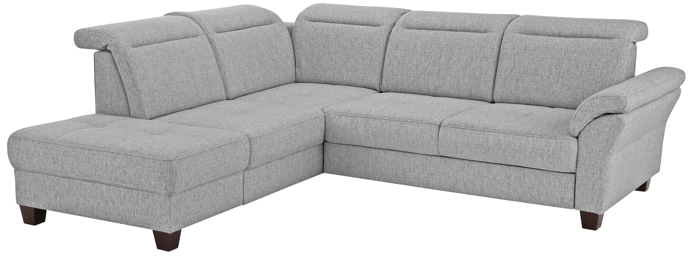 Home affaire Ecksofa »Solvei L-Form« wahlweise auch mit Kopfteilverstellung günstig online kaufen