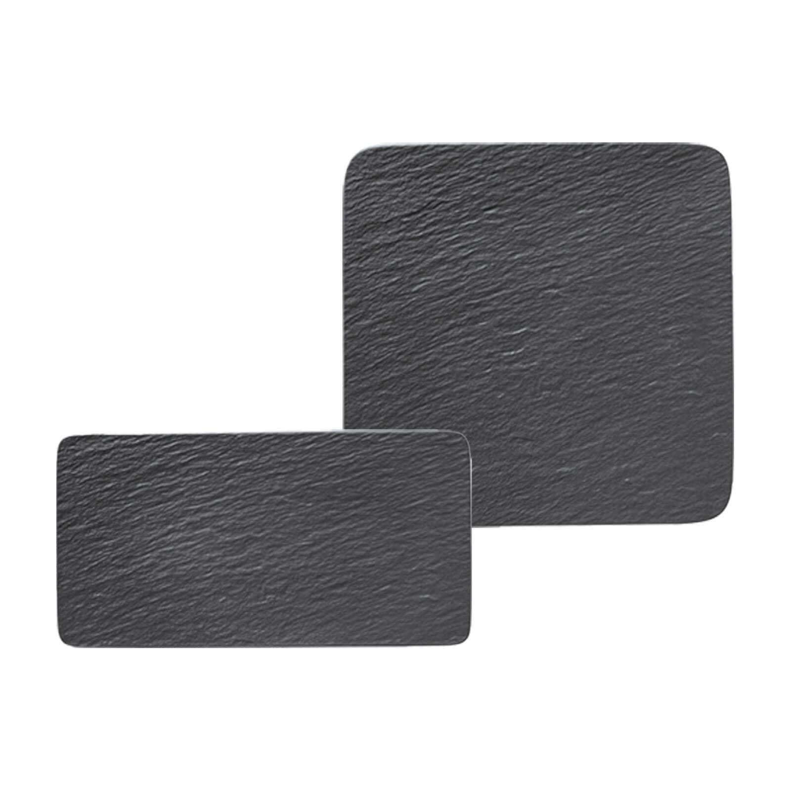 Villeroy & Boch Servierplatte »Servierplatten Manufacture Rock 2er Set schw günstig online kaufen