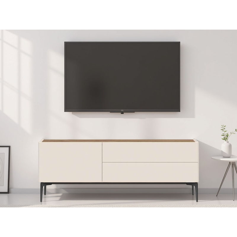 PLACES OF STYLE TV-Board »Sky45« Lackiert mit wasserbasiertem UV-Lack Cashmere Farbe