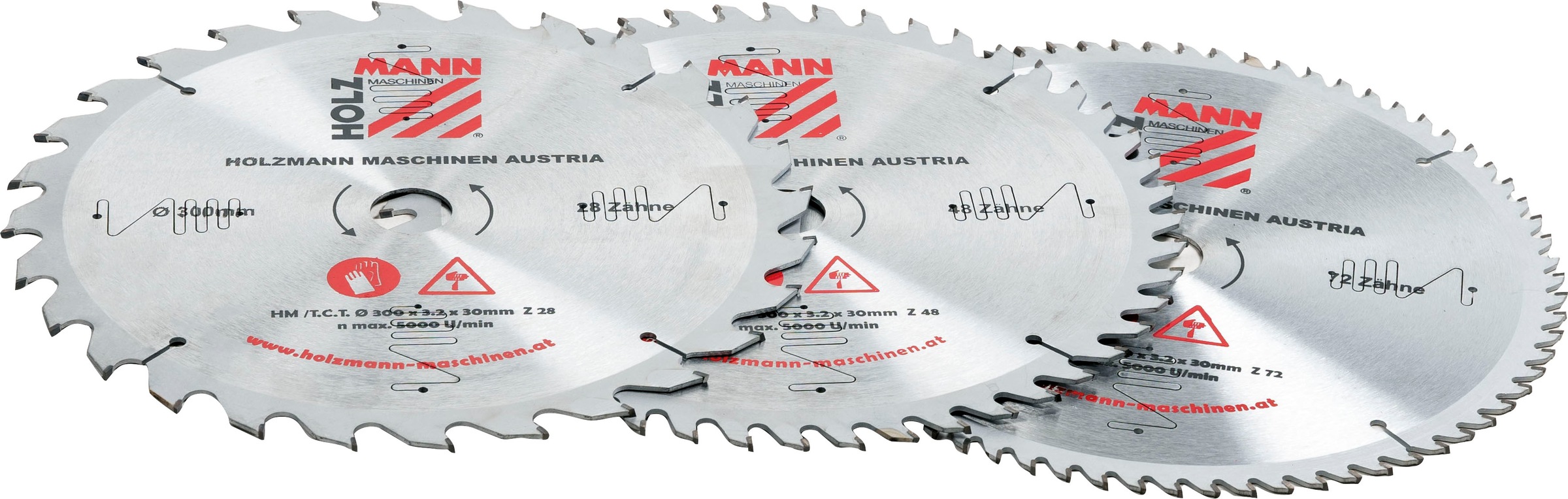 Holzmann Sägeblatt »KSB300«, (Set, 3 St.)