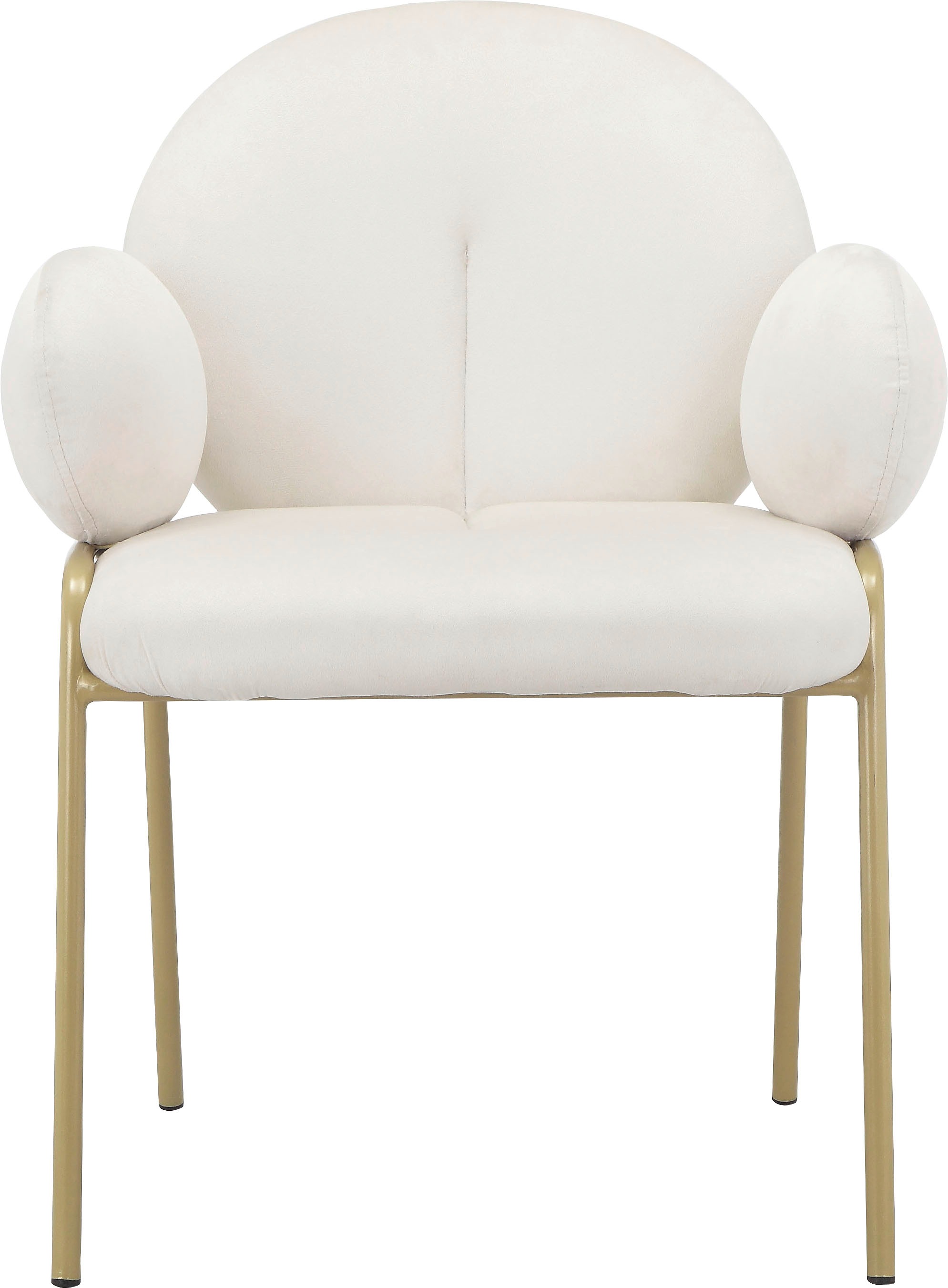 Leonique Esszimmerstuhl »Albie« () 2 Stk.Sitz und Rücken gepolstert, Gestel günstig online kaufen