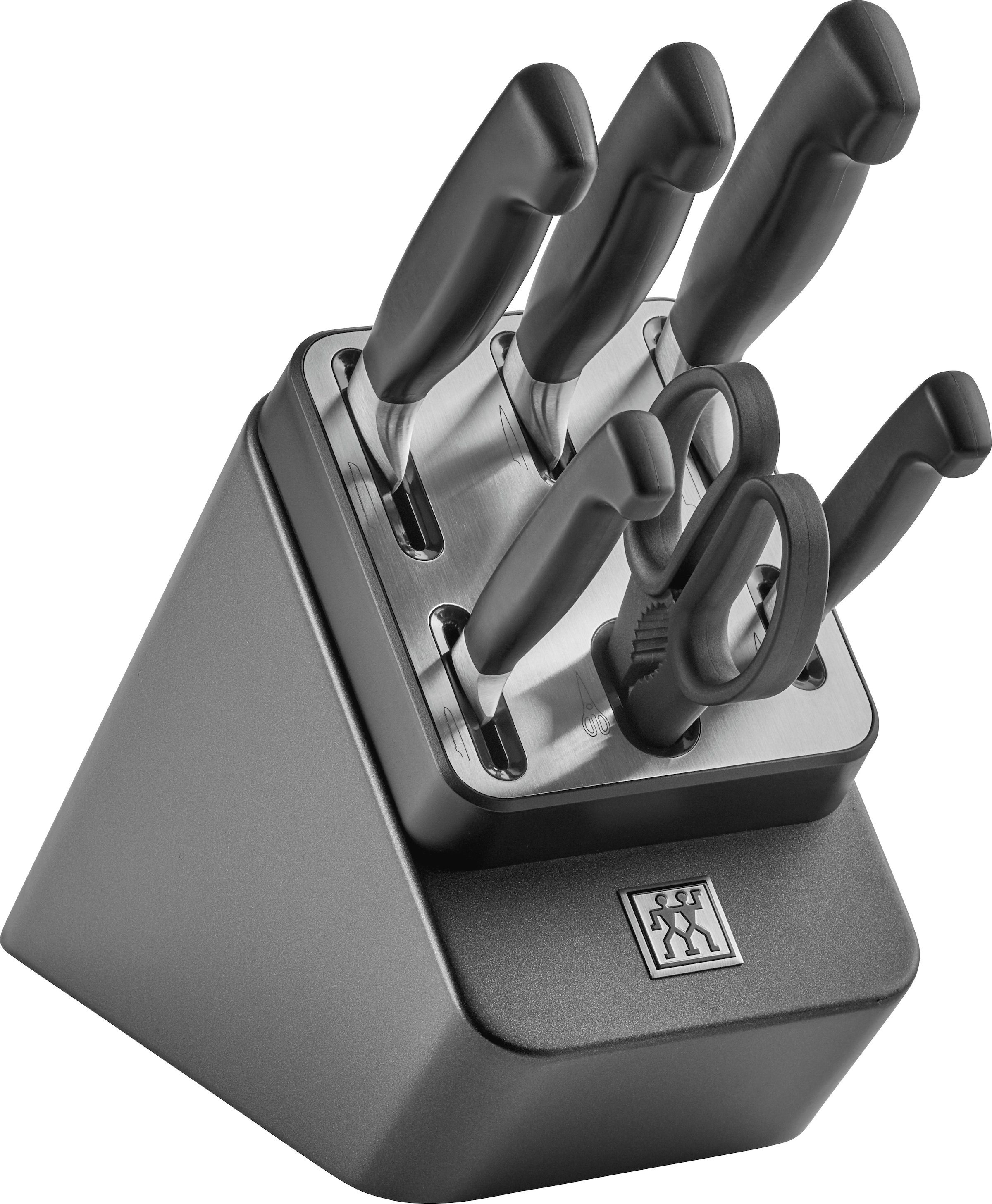 Zwilling Messerblock »**** VIER STERNE« 7 Stk. Made in Germany, selbstschär günstig online kaufen