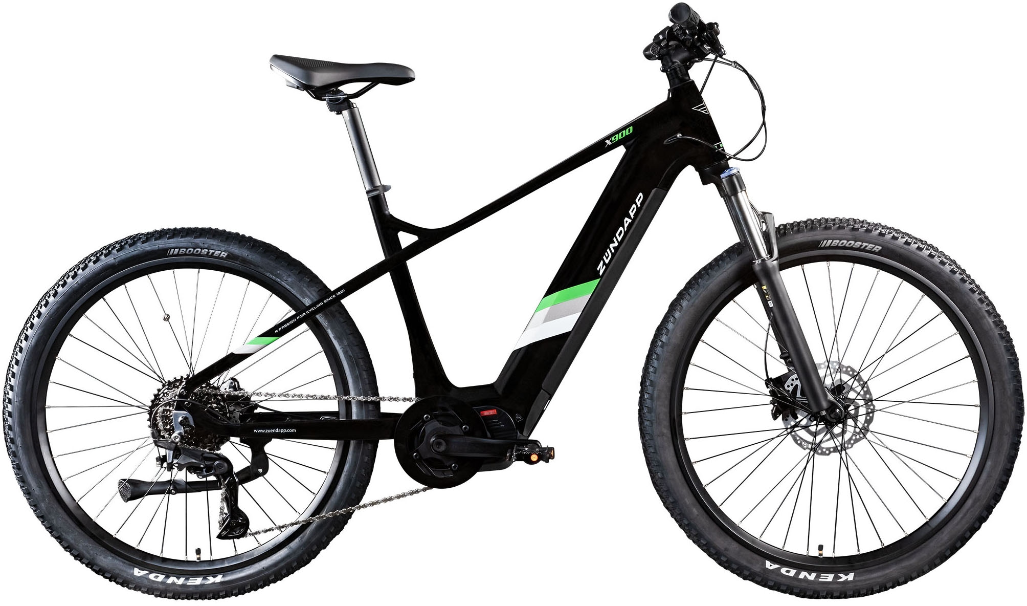 Zündapp »X900« 10 Gang Shimano Cues U6020 SGS Schaltwerk Kettenschaltung Mittelmotor 250 W Pedelec, Elektrofahrrad für Damen und Herren, MTB