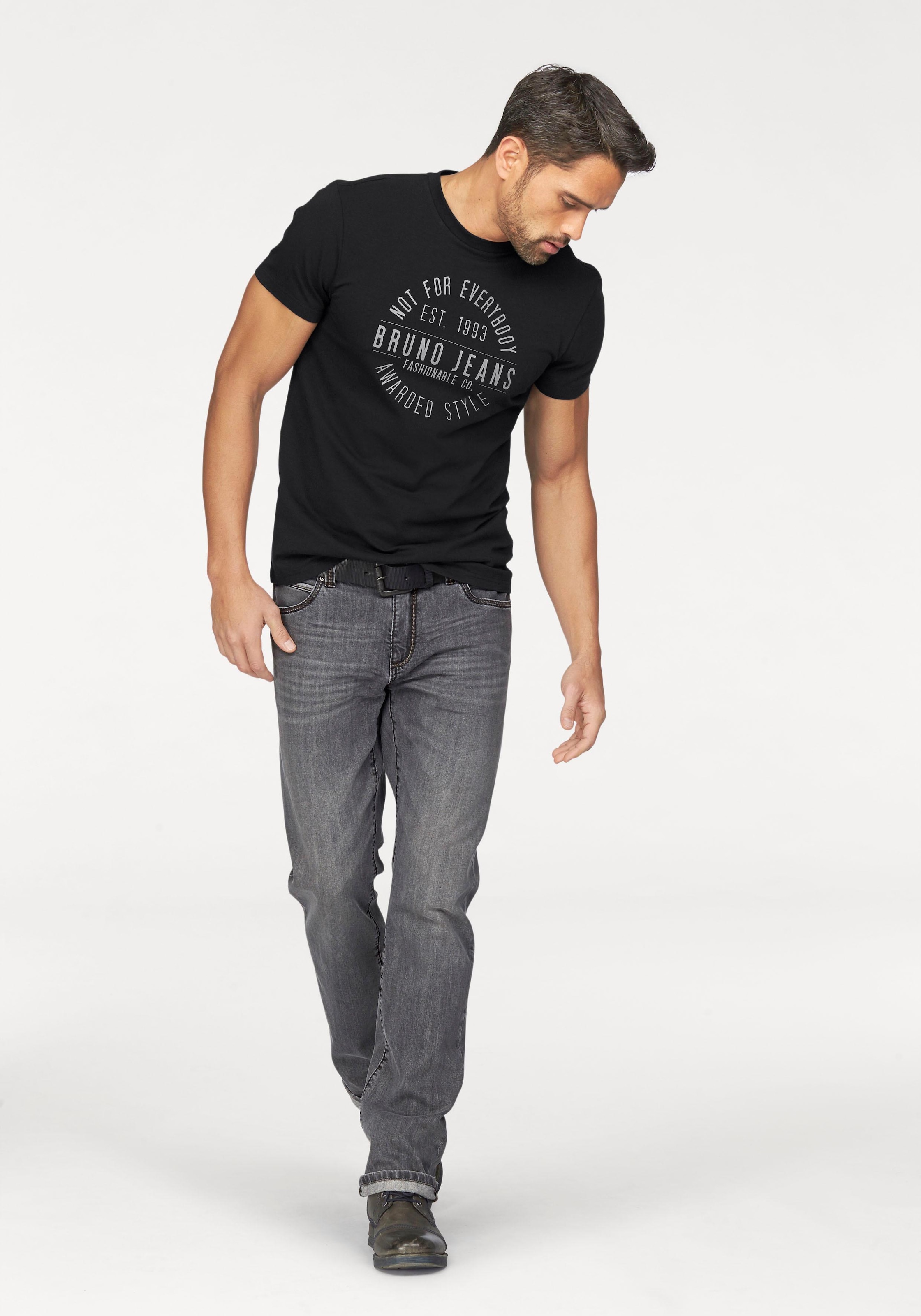 Bruno Banani T-Shirt, mit günstig kaufen Markenprint