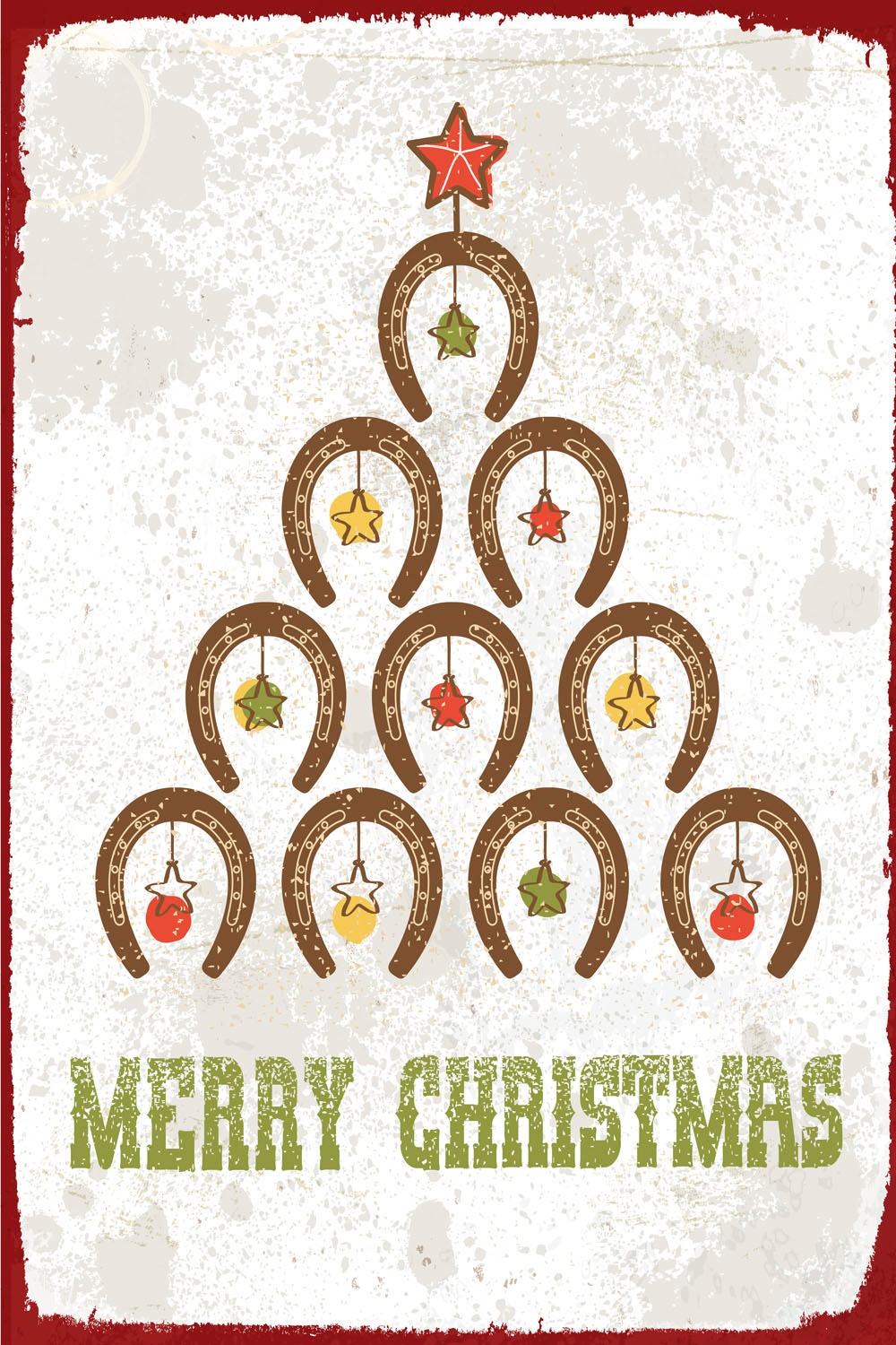 queence Metallbild »Christmas Stars«, (1 St.), Stahlschilder