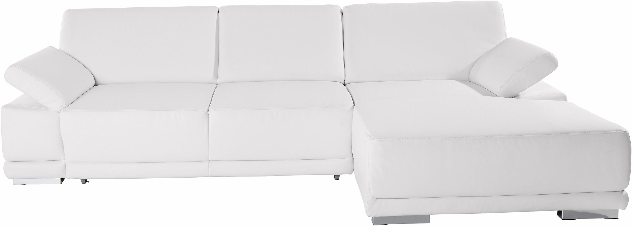 sit&more Ecksofa »Coria L-Form«, mit XL-Recamiere, wahlweise mit Bettfunktion