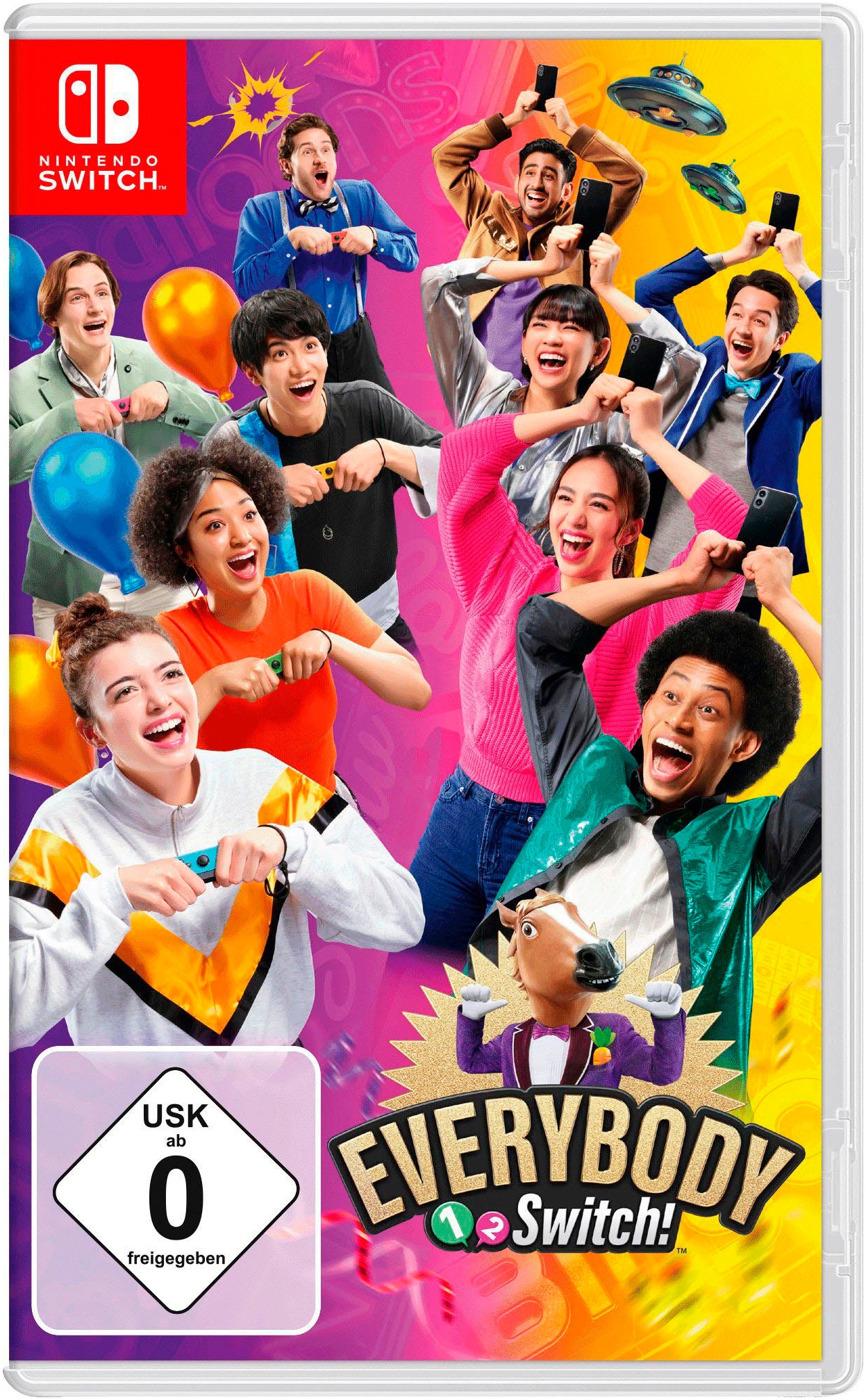 Nintendo Switch Spielekonsole »Switch + Big Brain Academy: Kopf an Kopf + Everybody 1-2-Switch!«