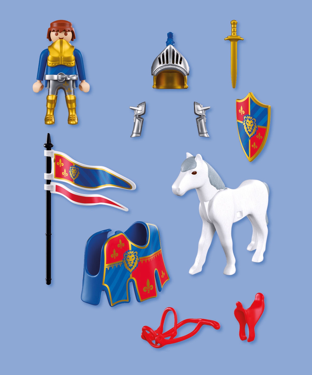 Playmobil® Konstruktions-Spielset »Anführer Löwenritter (72119), Knights« Made in Europe