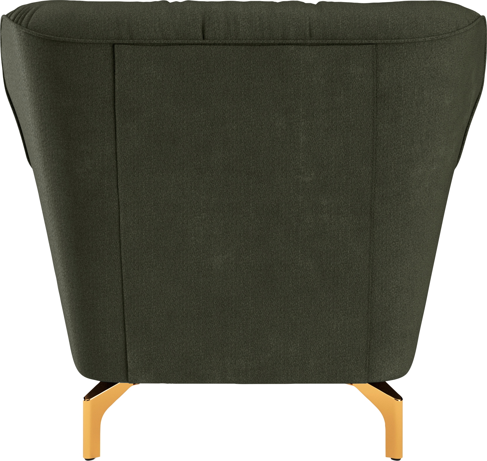 sit&more Sessel »Orient 3«, inkl. 1 Zierkissen mit Strass-Stein, goldfarbene Metallfüße