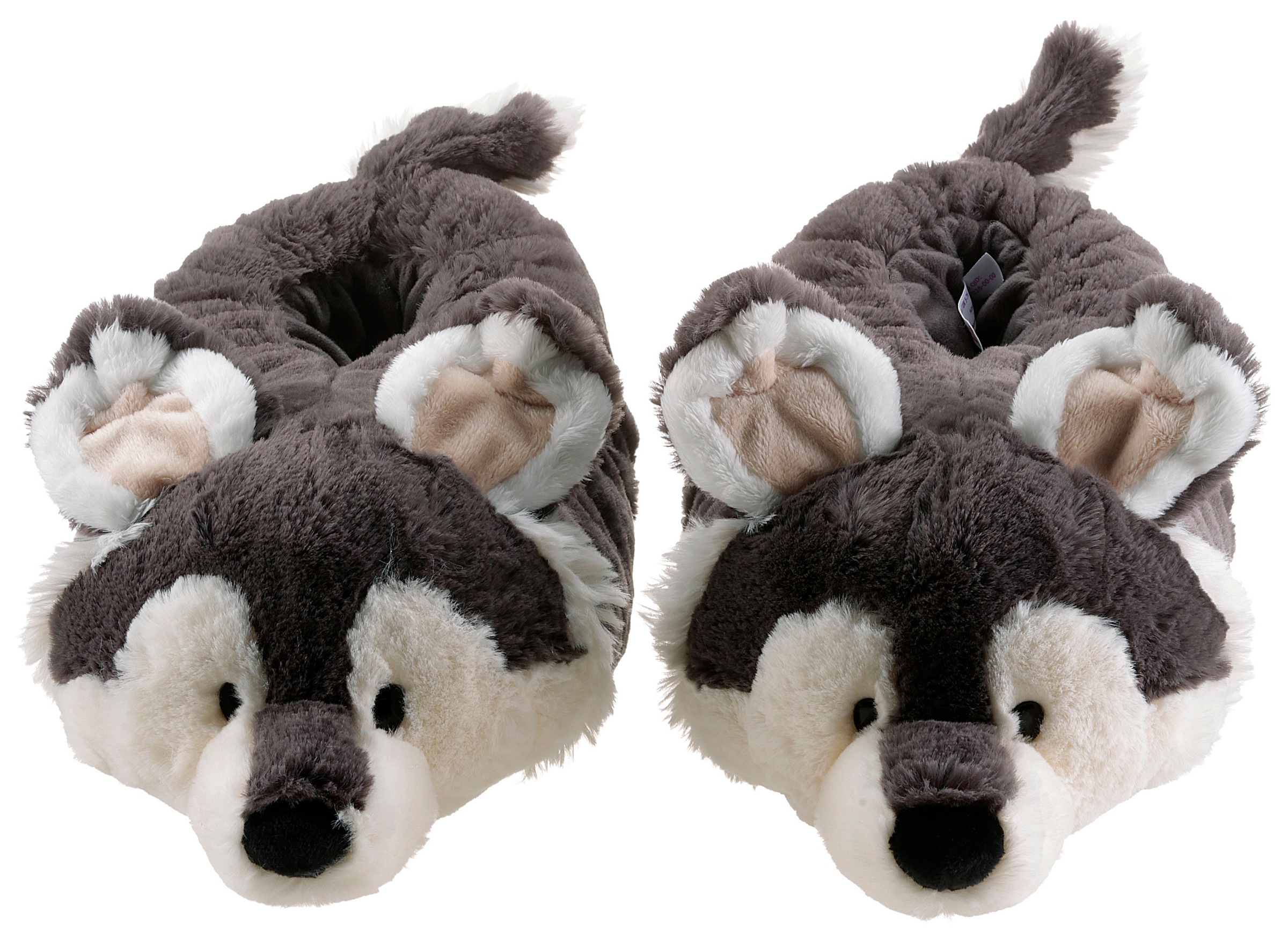 Nici Plüsch Hausschuhe »Husky Swante«