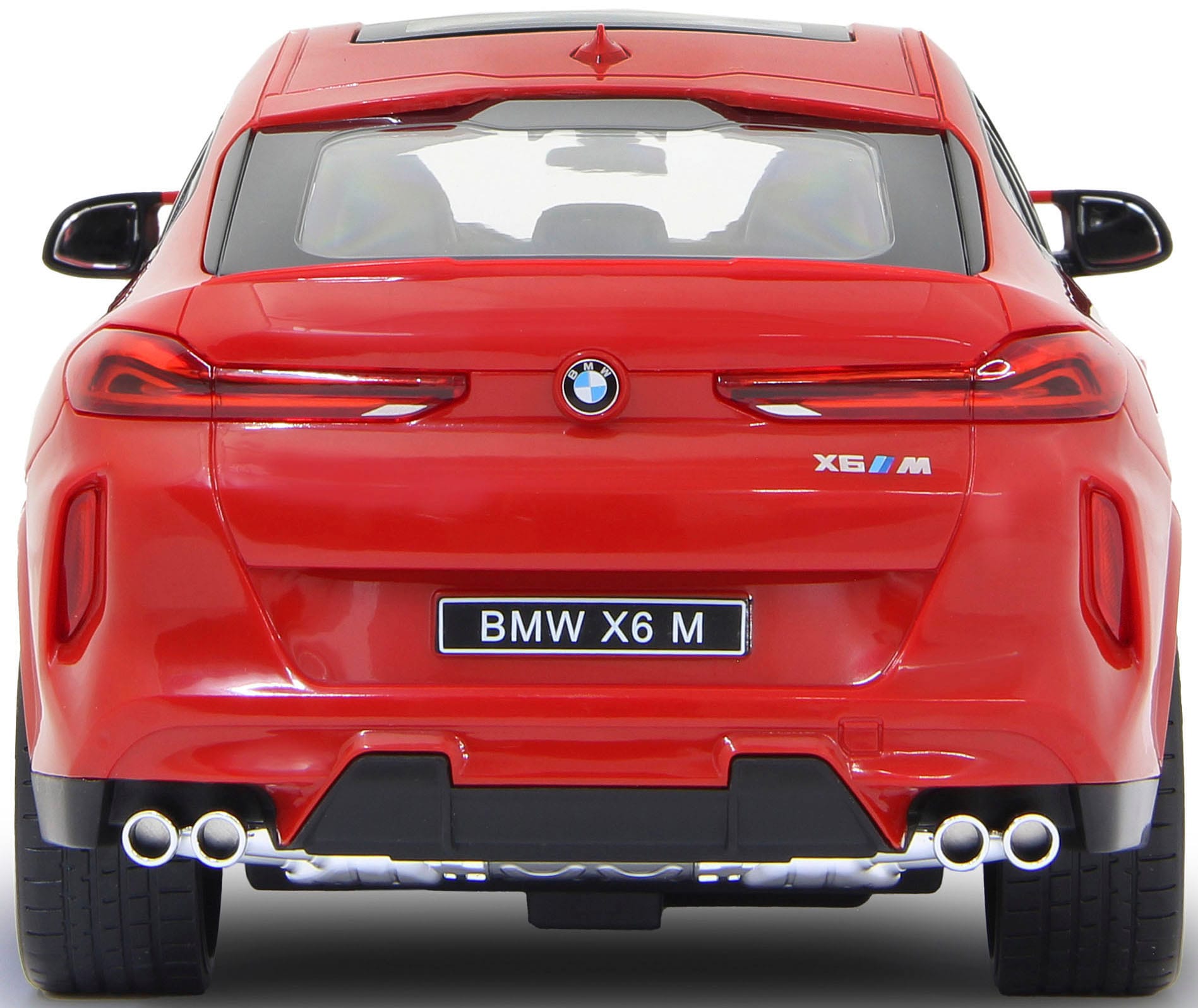 Jamara RC-Auto »Deluxe Cars, BMW X6 M 1:14, rot - 2,4 GHz«, mit LED-Lichtern